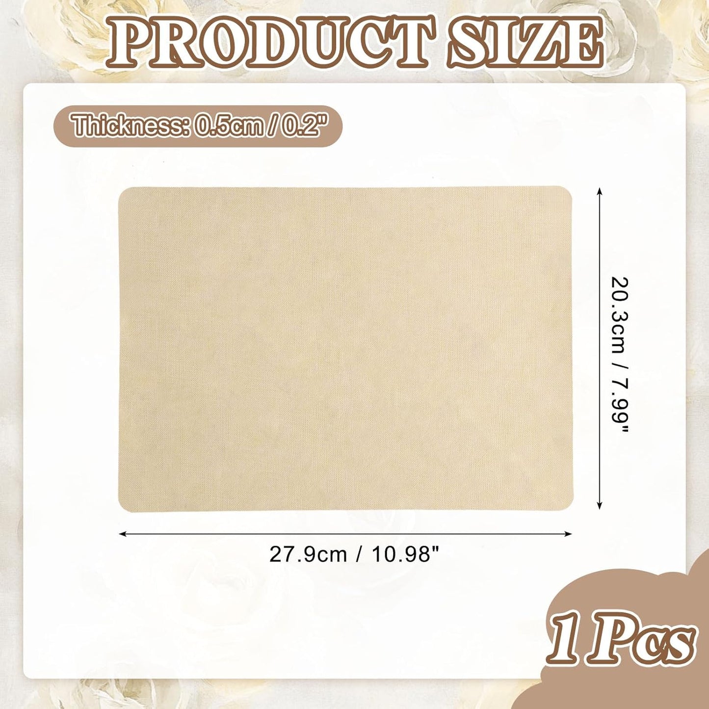 PATIKIL Linen Repair Patch, 8 x 11 Inch Self-Adhesive Linen Fabric Repair Patches for Sofa Couch