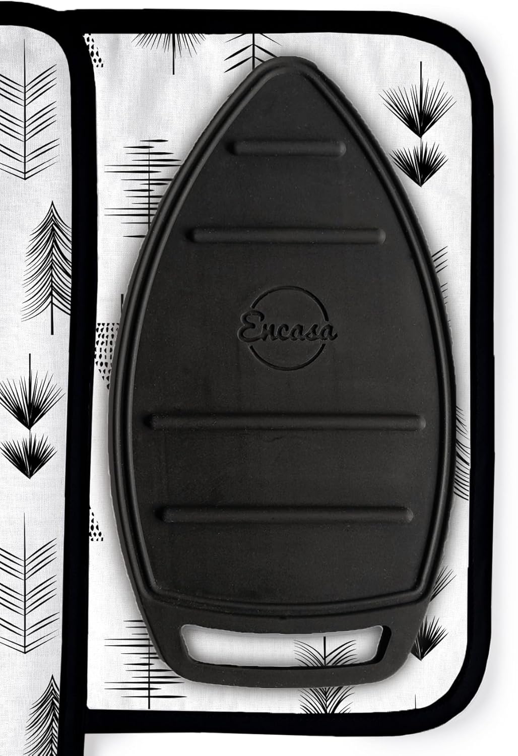 Encasa Homes Ironing Mat/Pad (Small 28"x20") with 3mm Padding & Silicone Iron Rest for Steam