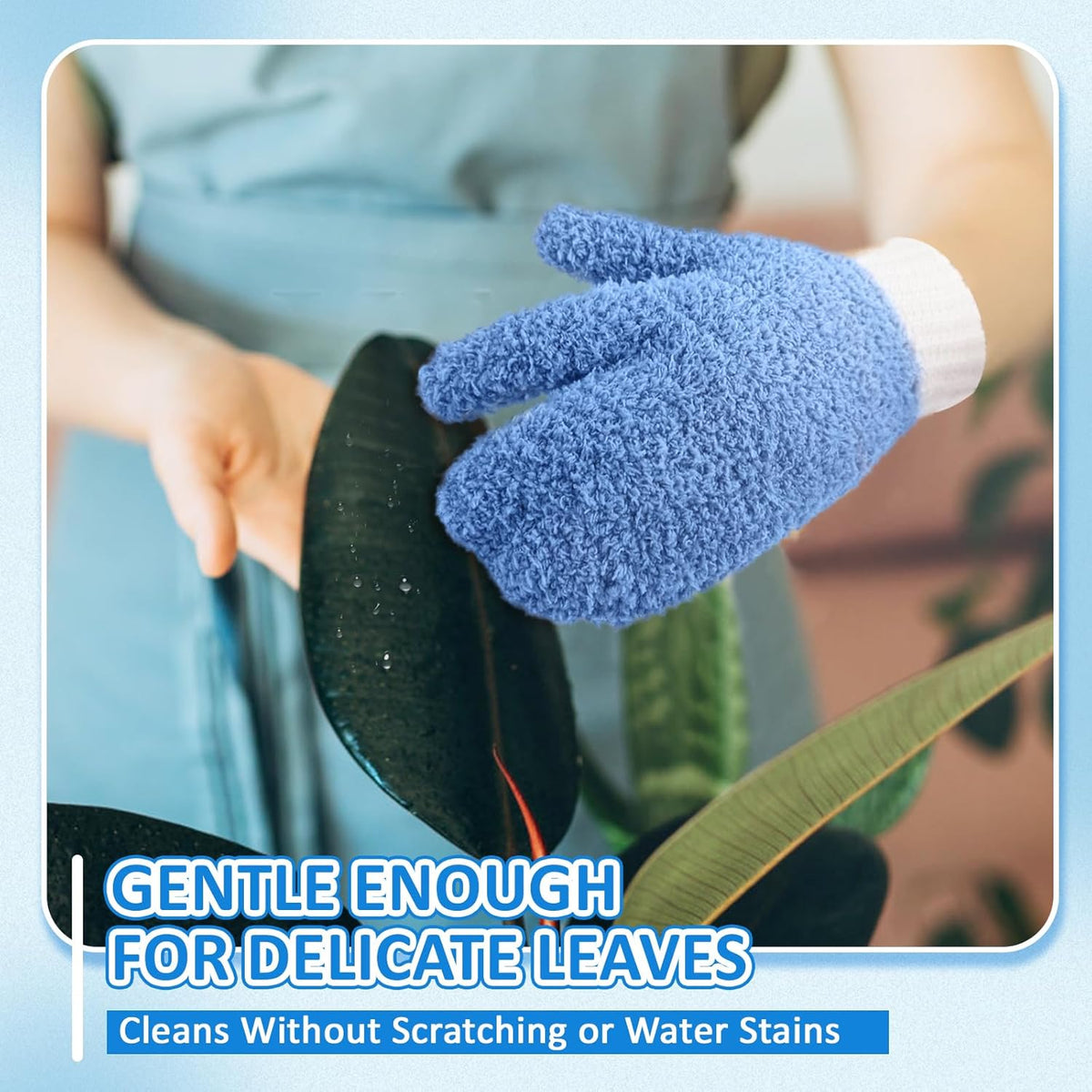 MIG4U Microfiber Dusting Gloves House Cleaning Glove for Blinds, Windows, Shutters, Furniture, and