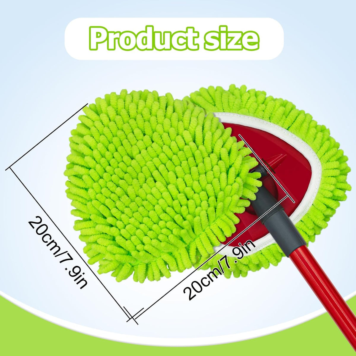 Mop Heads Replacements Compatible with O-cedar Easy Wring 1-Tank System,Mop Replace Head for