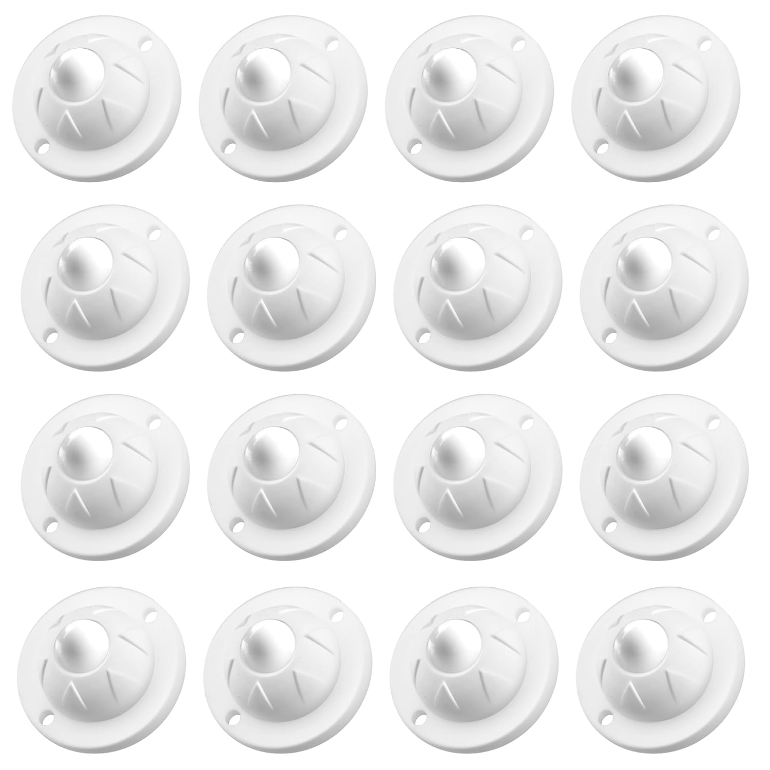 PlusRoc 16 Pack Self Adhesive Caster Wheels For Appliance, Load Capacity 14LBS Per Wheel, Mini