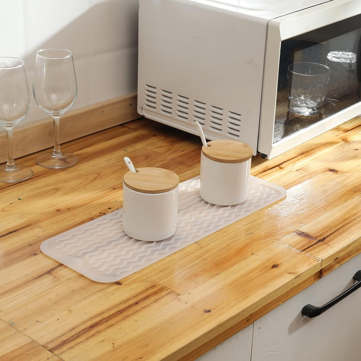Silicone Dish Drying Mat for Multiple Usage,Easy clean,Eco-friendly,Heat-resistant Silicone Mat for