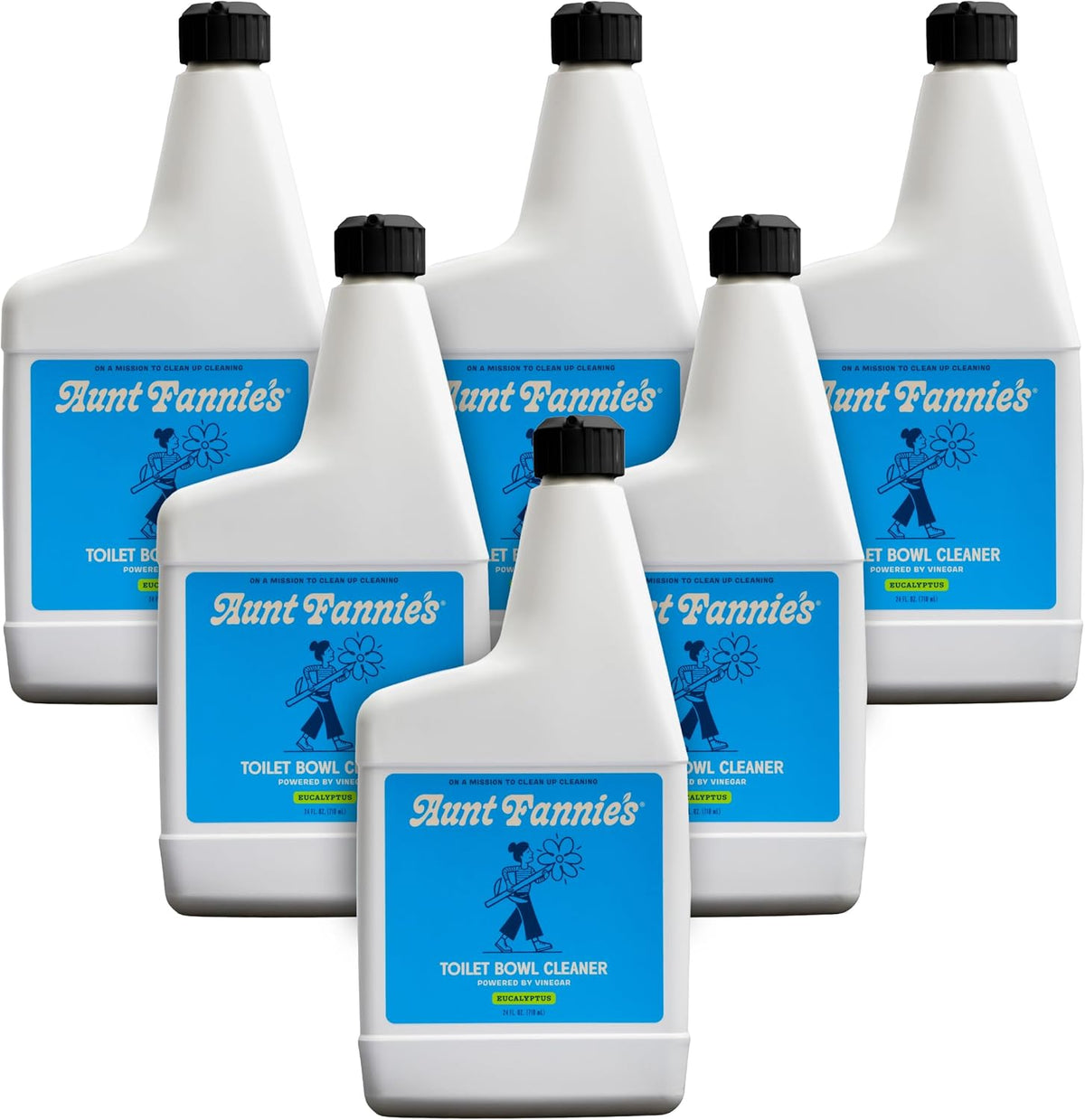 Aunt Fannie's Toilet Bowl Cleaner, Bleach-Free Cleaner Powered by Vinegar, Freshens and Removes