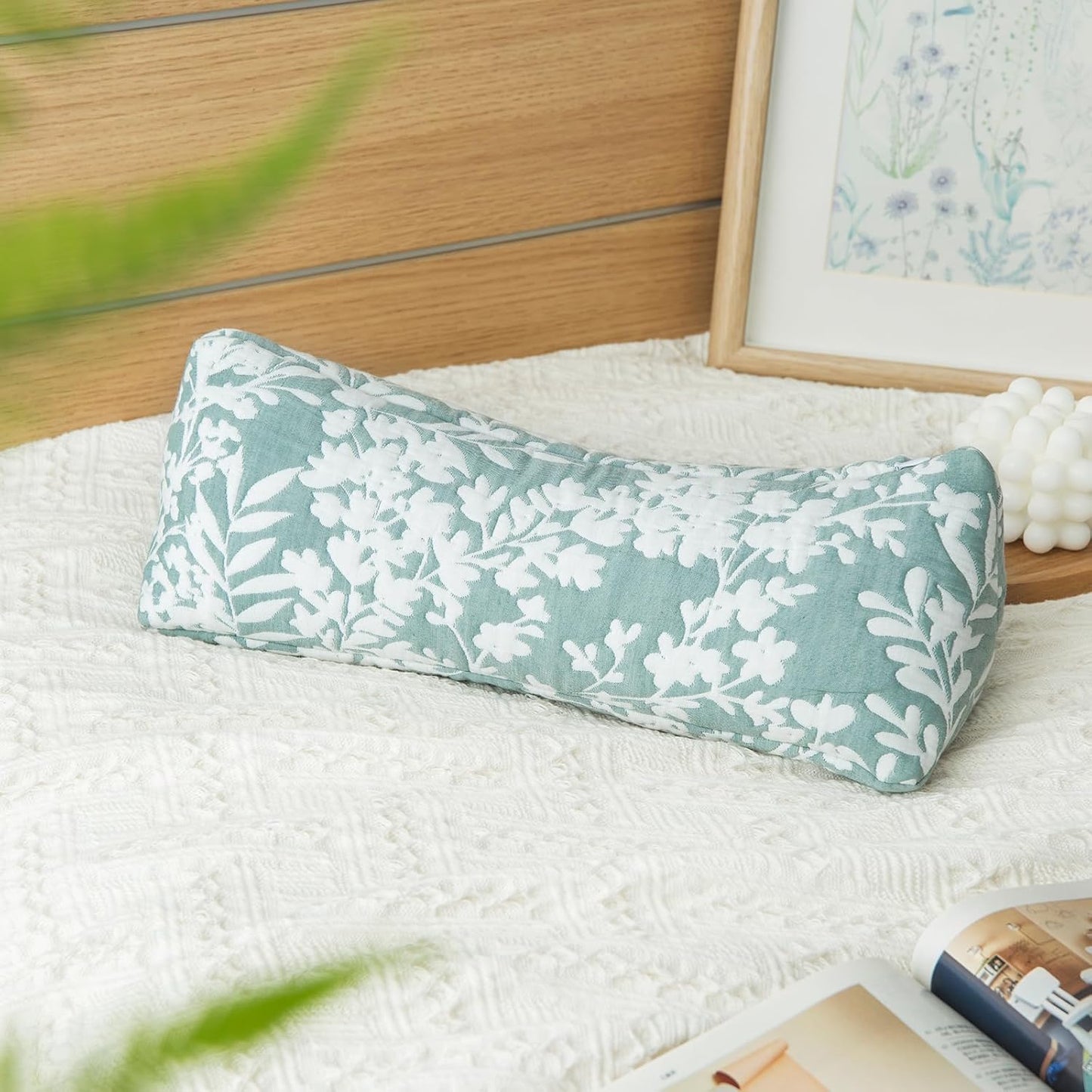 Buckwheat Neck Support Pillow Cervical Neck Cylinder Bolster Pillow,Buckwheat Hulls Adjustable Roll