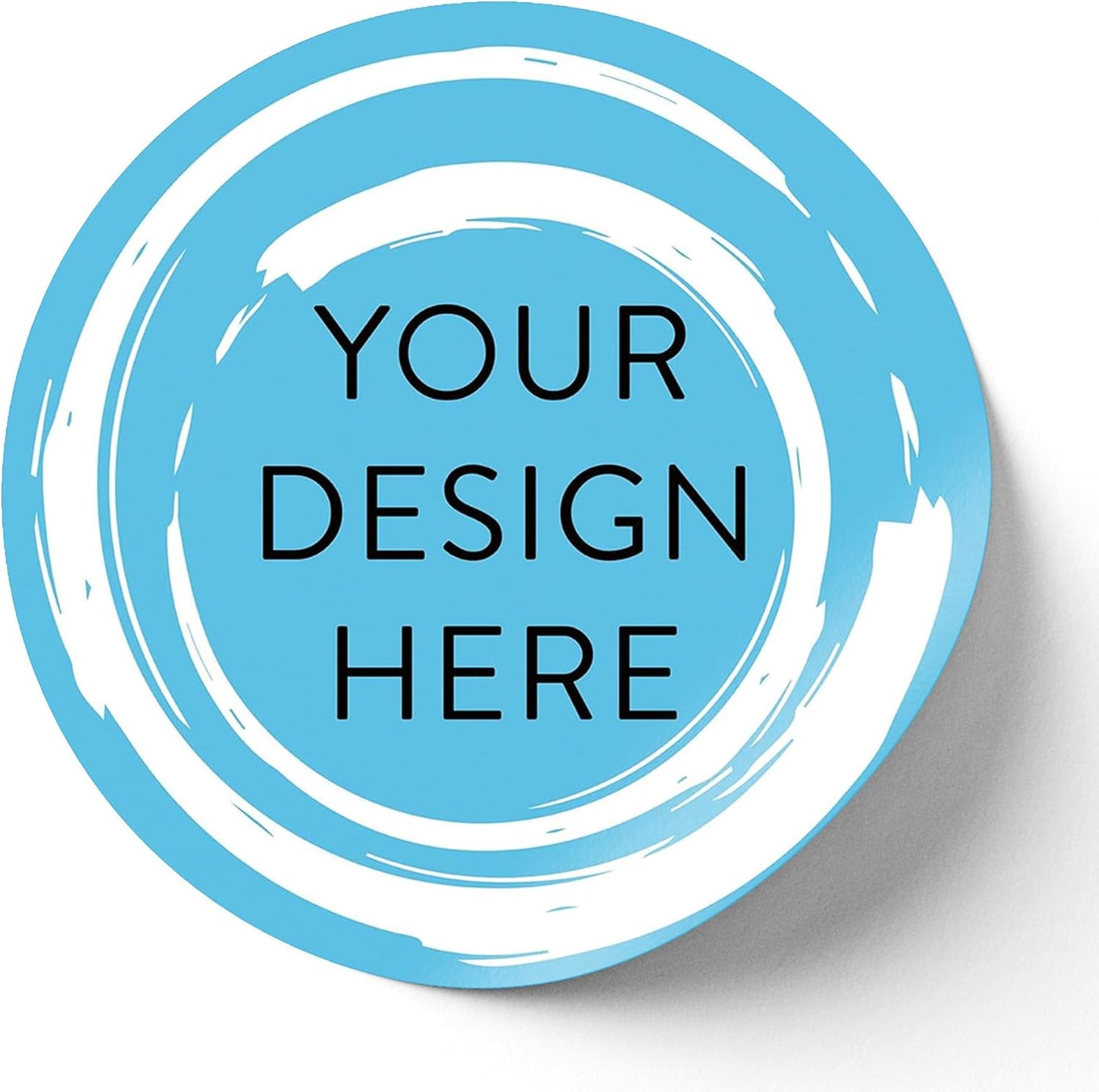 100 Custom Vinyl Stickers - Upload Your own Image, Text, Design, Logo - Personalized Logo Labels
