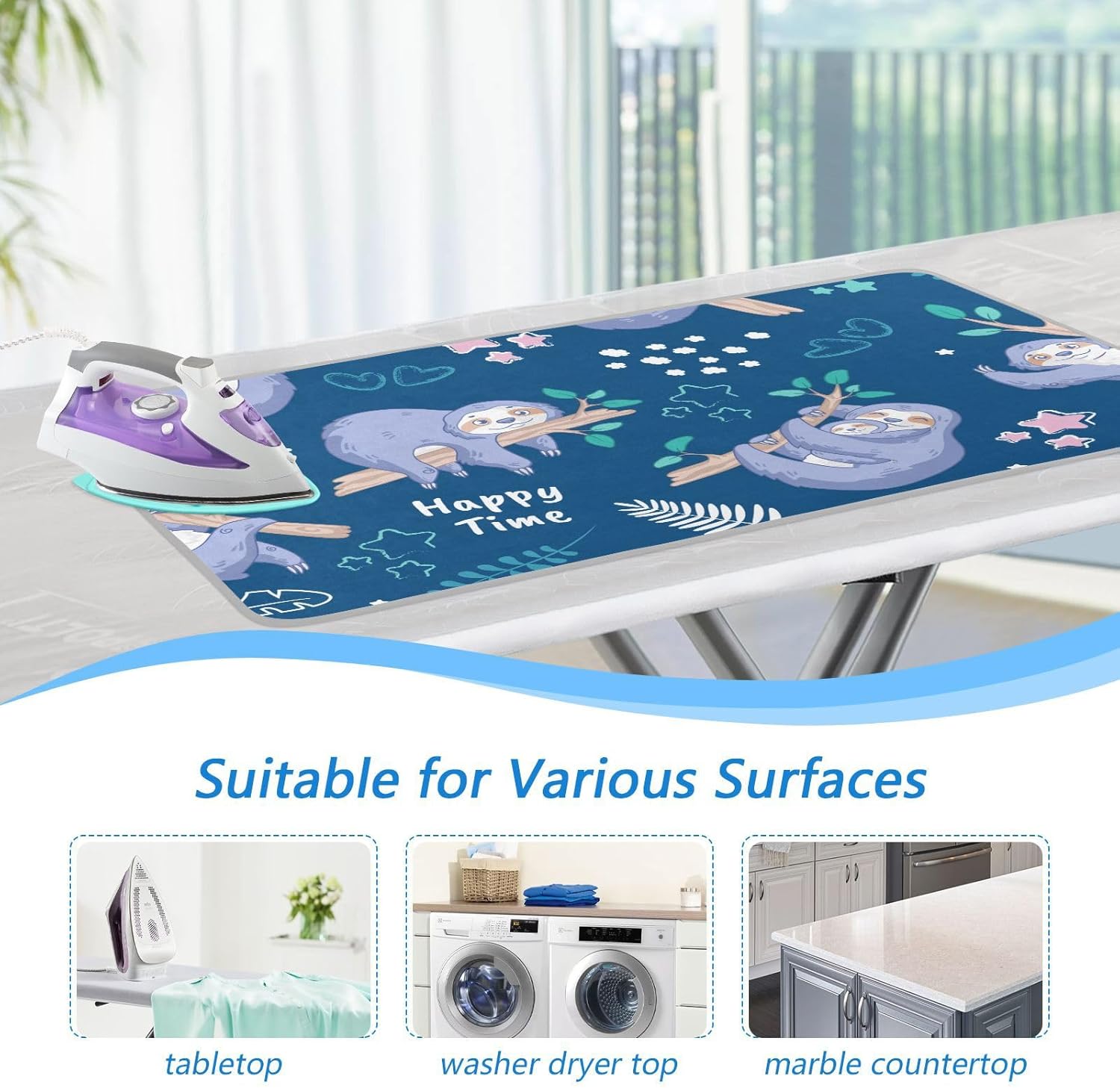 Ironing Mat Thickened Ironing Blanket Travel Portable Double-Side Using Ironing Pad Travel Isolate