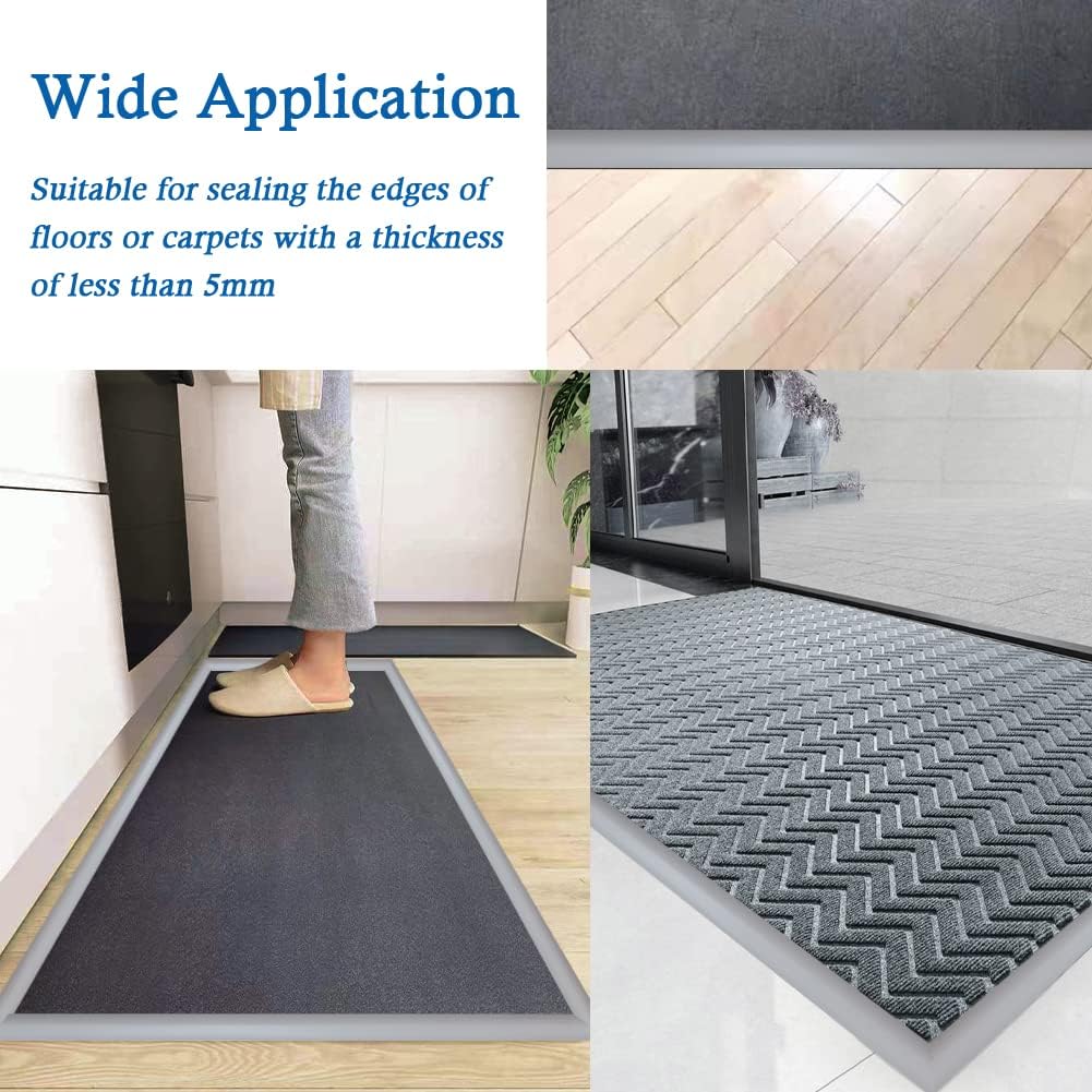 Floor Transition Strip Self Adhesive Carpet & Flooring Transitions Edging Trim Strip PVC Threshold