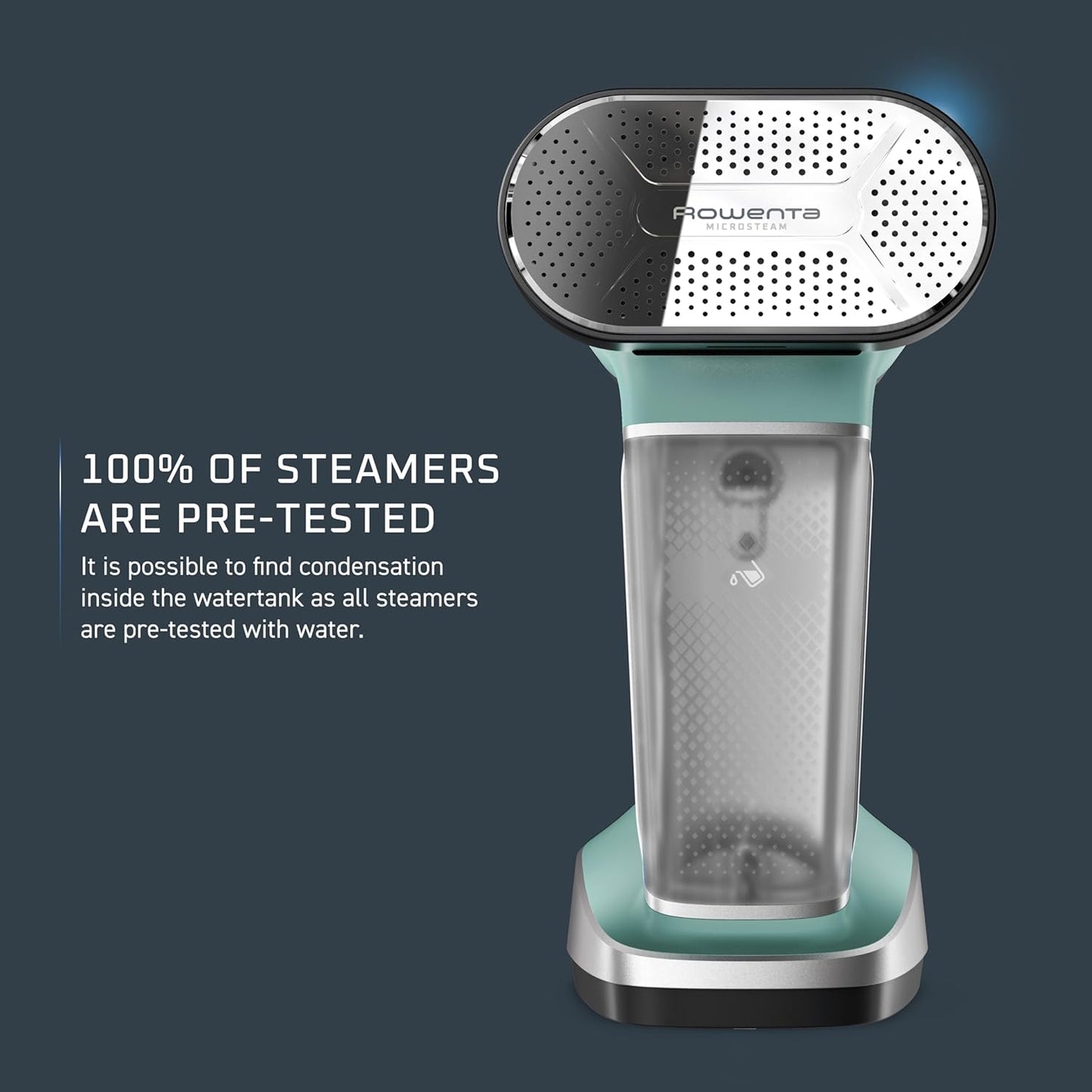 Rowenta Handheld Steamer for Clothes, Pure Force 2in1 Steamer & Iron, 1875W, Vertical/Horizonal