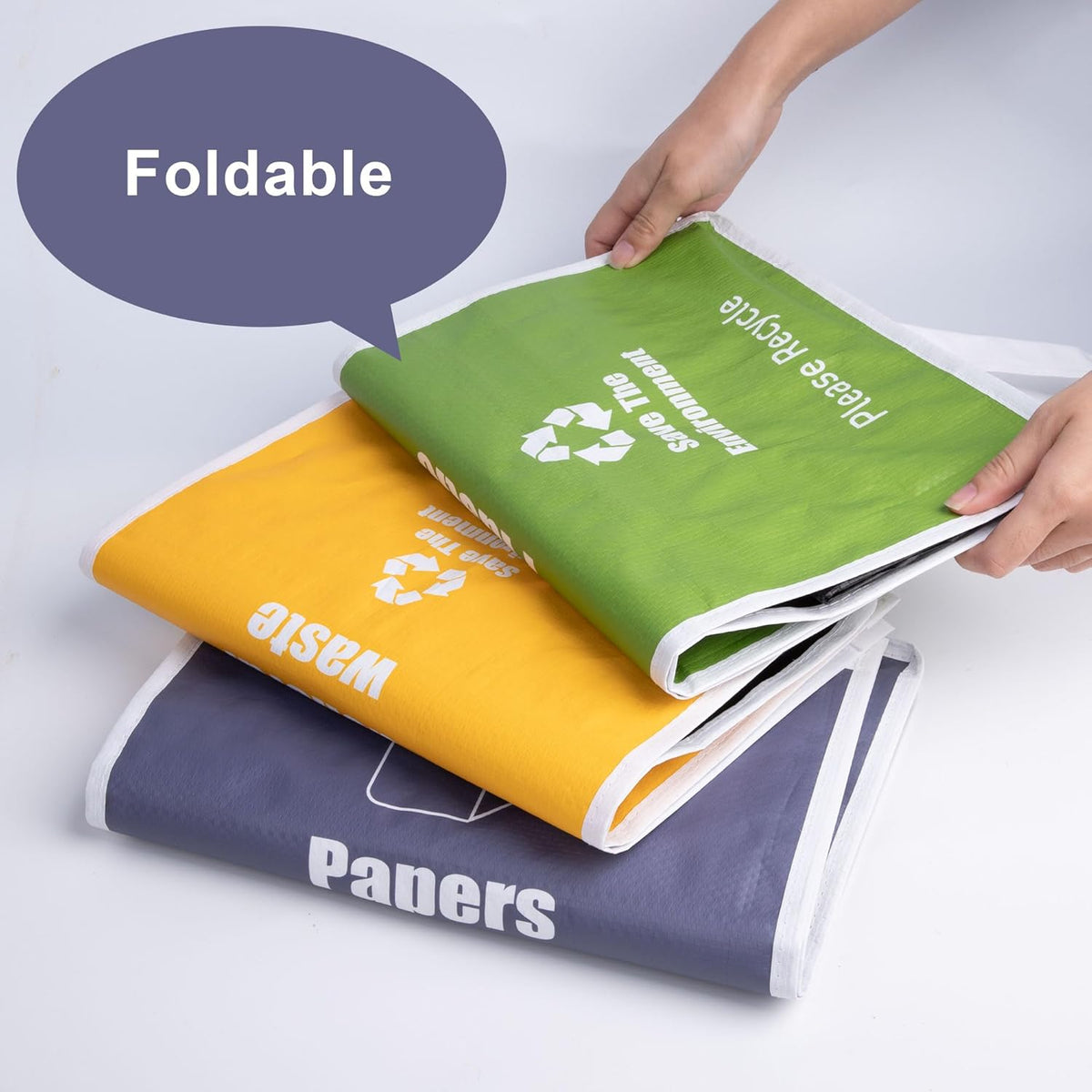 Recycle Waste Bag for Kitchen, Indoor Recycling Bins, Recycle Bins for Home, Kitchen Recycling Bin