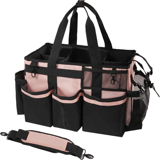 Wearable Cleaning Caddy, Cleaning Caddy Supplies Organizer with Handle & Shoulder Straps for