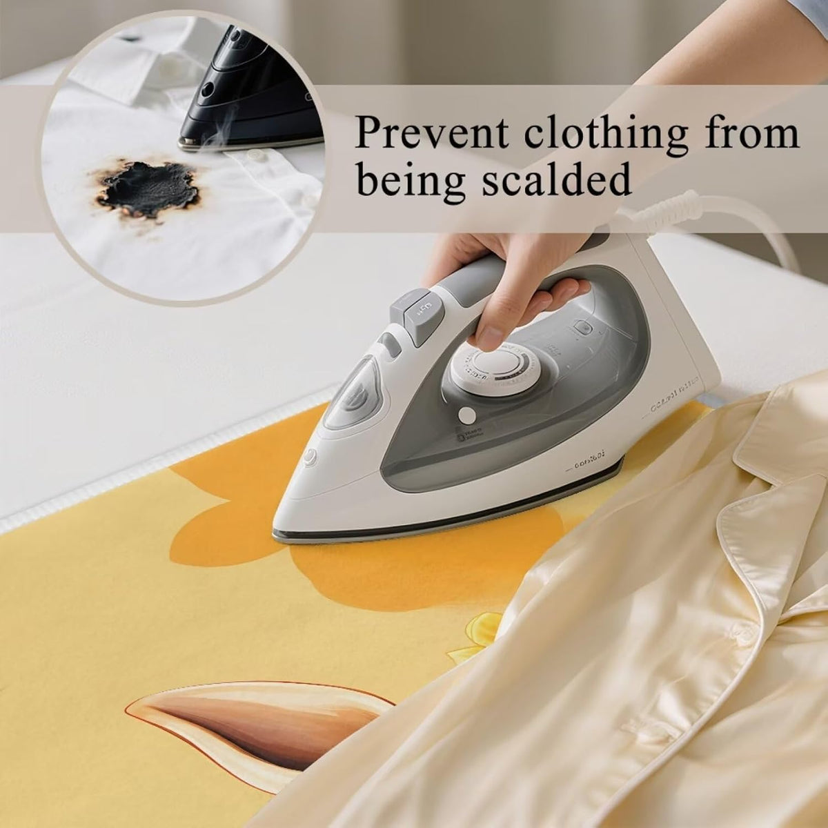 Funny Ironing Mat Portable Giraffe Ironing Pad for Steam Pressing on Tabletop or Bed,Heat Resistant