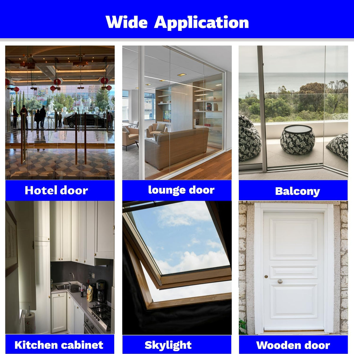 Weather Stripping Door Seal Strip 33 Feet Strip Bottom Draft Insulation Stopper Weatherproof