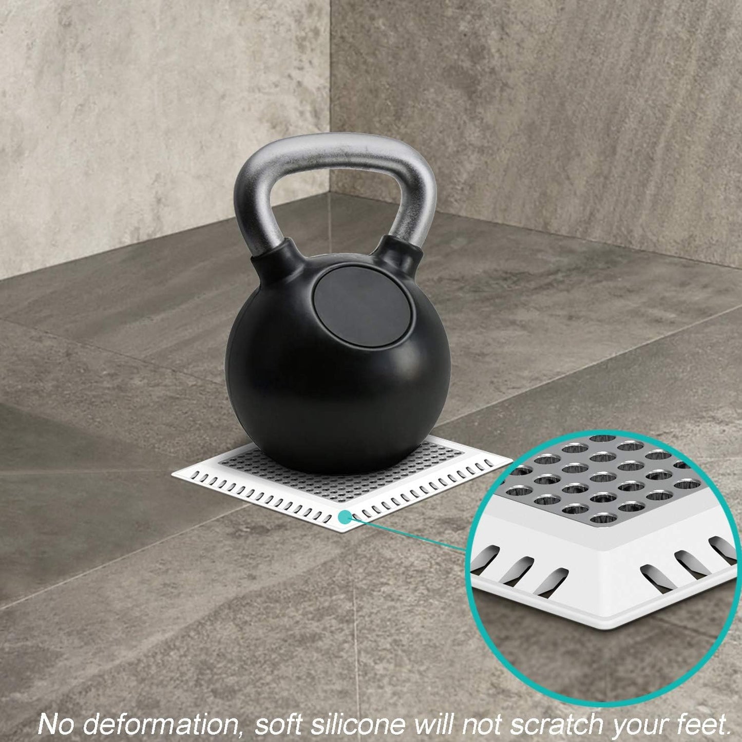 Shower Drain Hair Catcher/Drain Strainer/Shower Drain Cover for Bathroom Floor Drain, Stainless