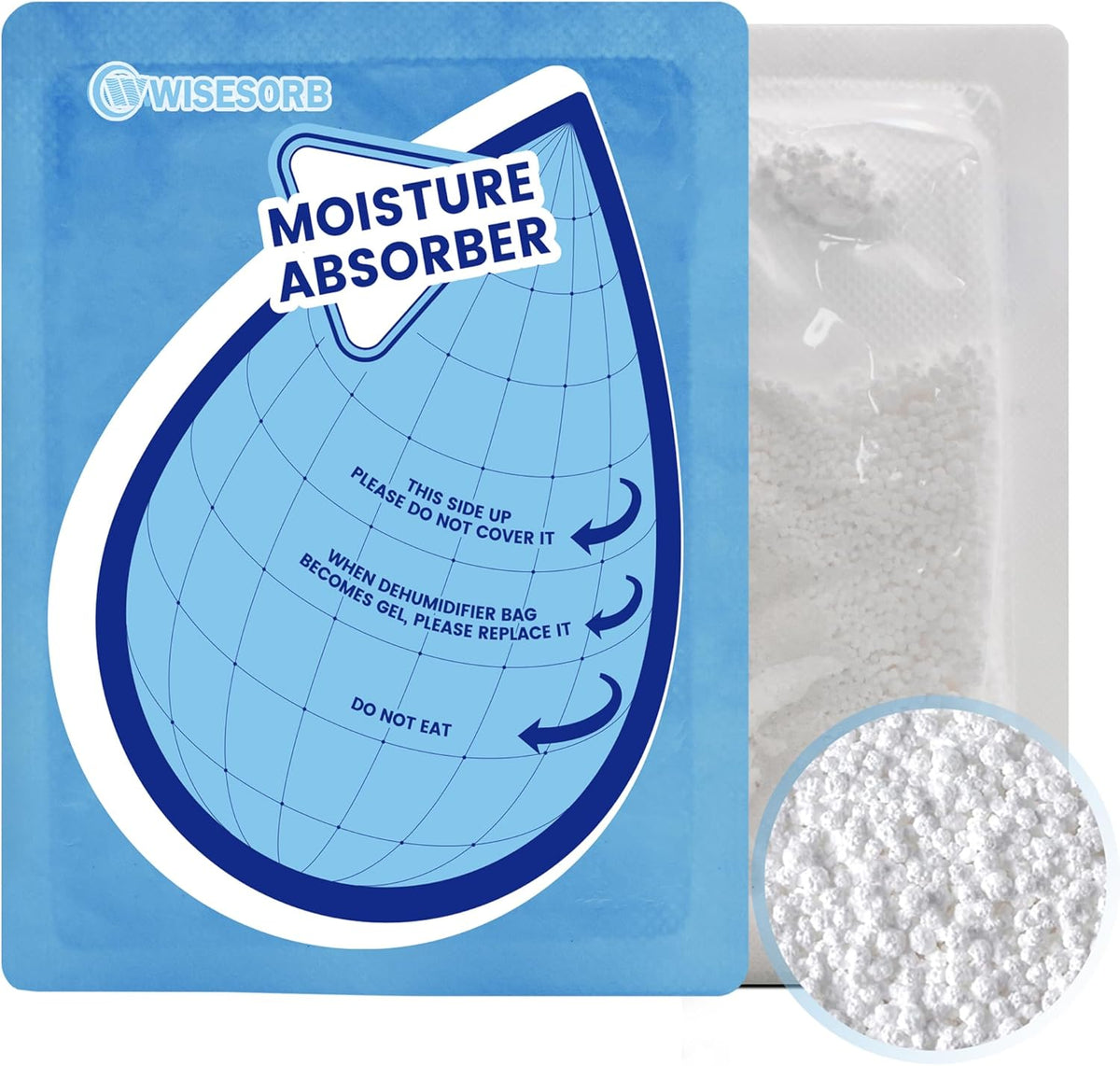 100 Gram 20 Packs Moisture Absorbers, Dehumidifier Bags for Bathrooms, Basements, Rvs, Humidity