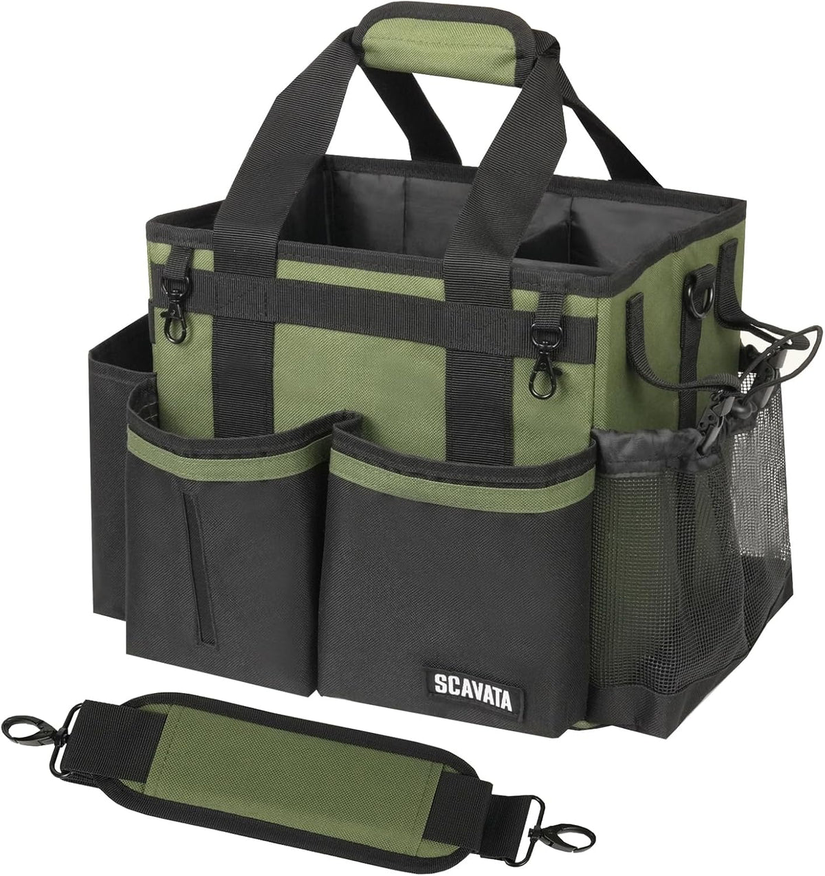 Compact Wearable Cleaning Caddy, Small Cleaning Caddy Supplies Organizer with Handle & Shoulder