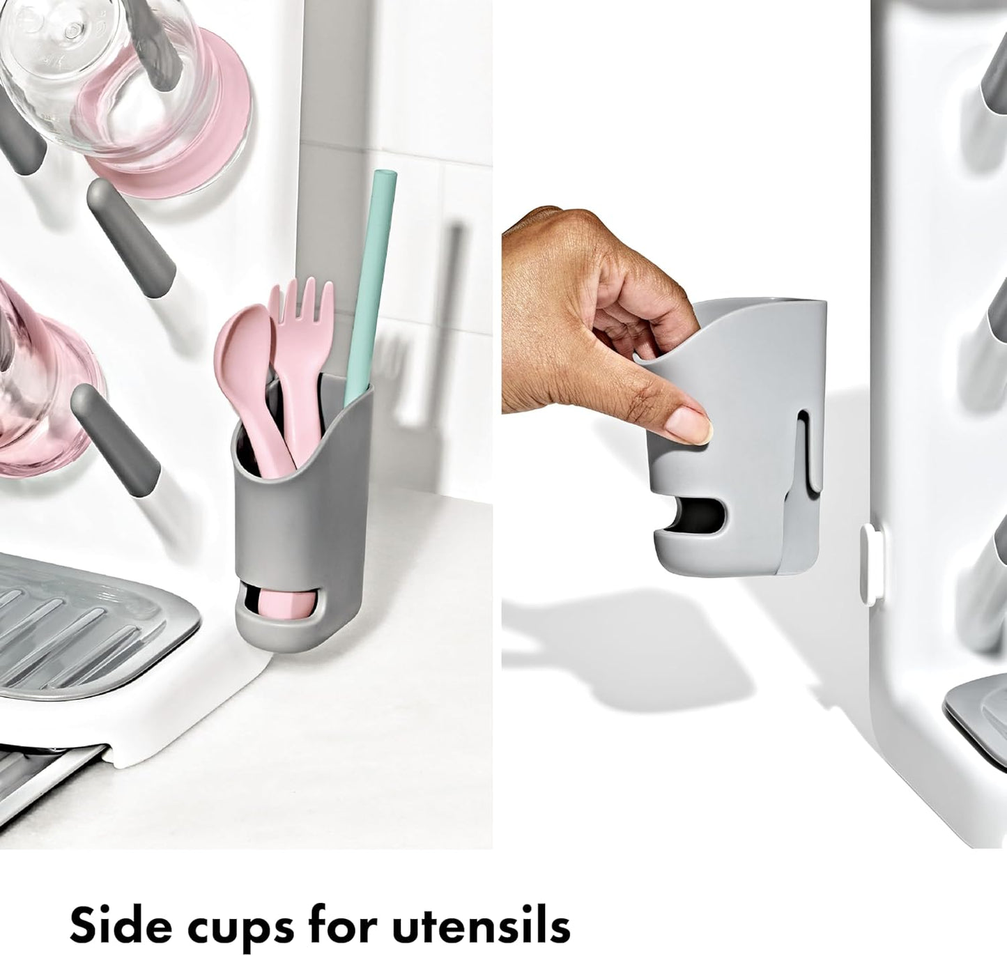 OXO Tot Expandable Drying Rack – Space-Saving Drying Rack | Newborn and Baby Essentials |