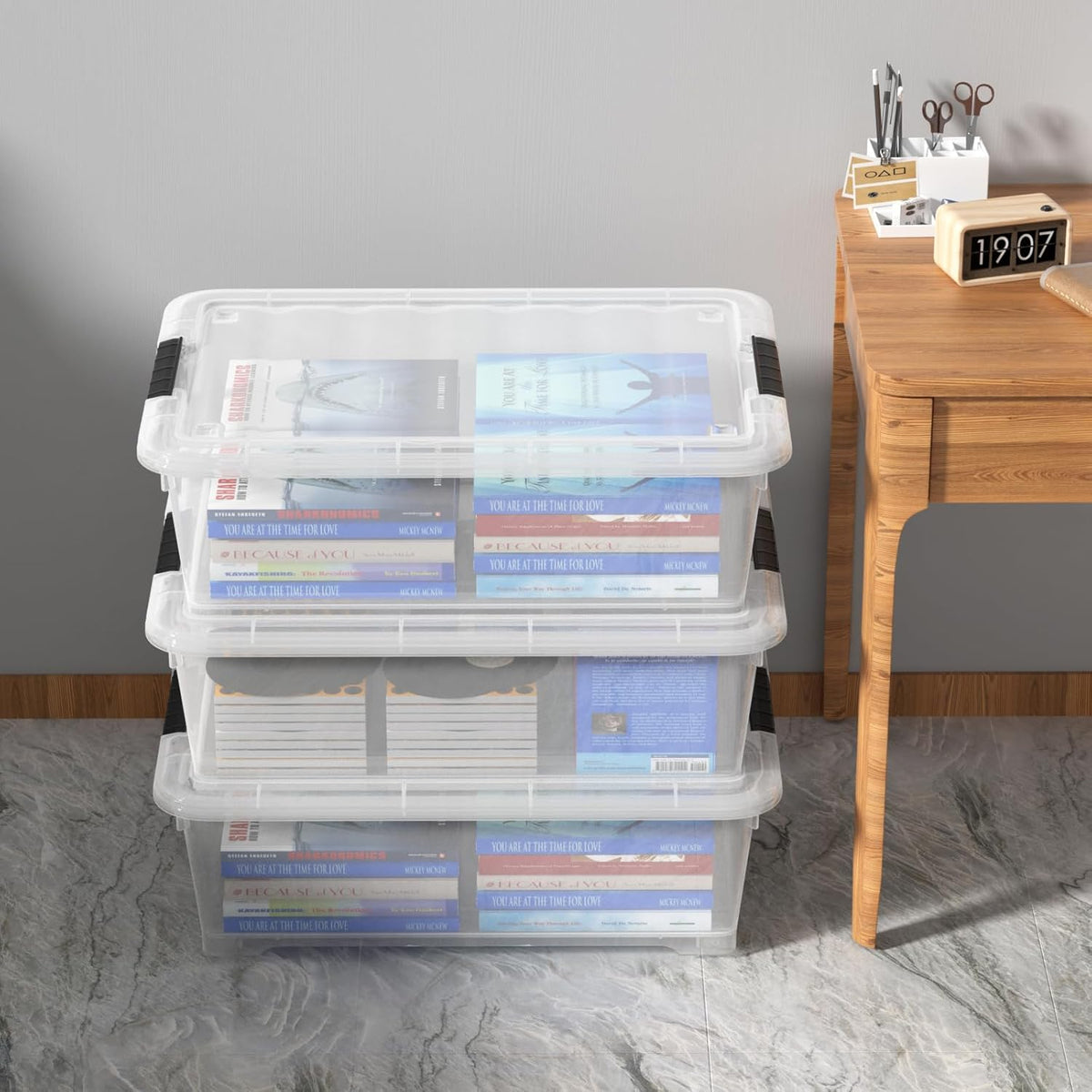 20L Under Bed Storage Containers, Closet Organizers and Storage Bins, Under Bed Storage Box with