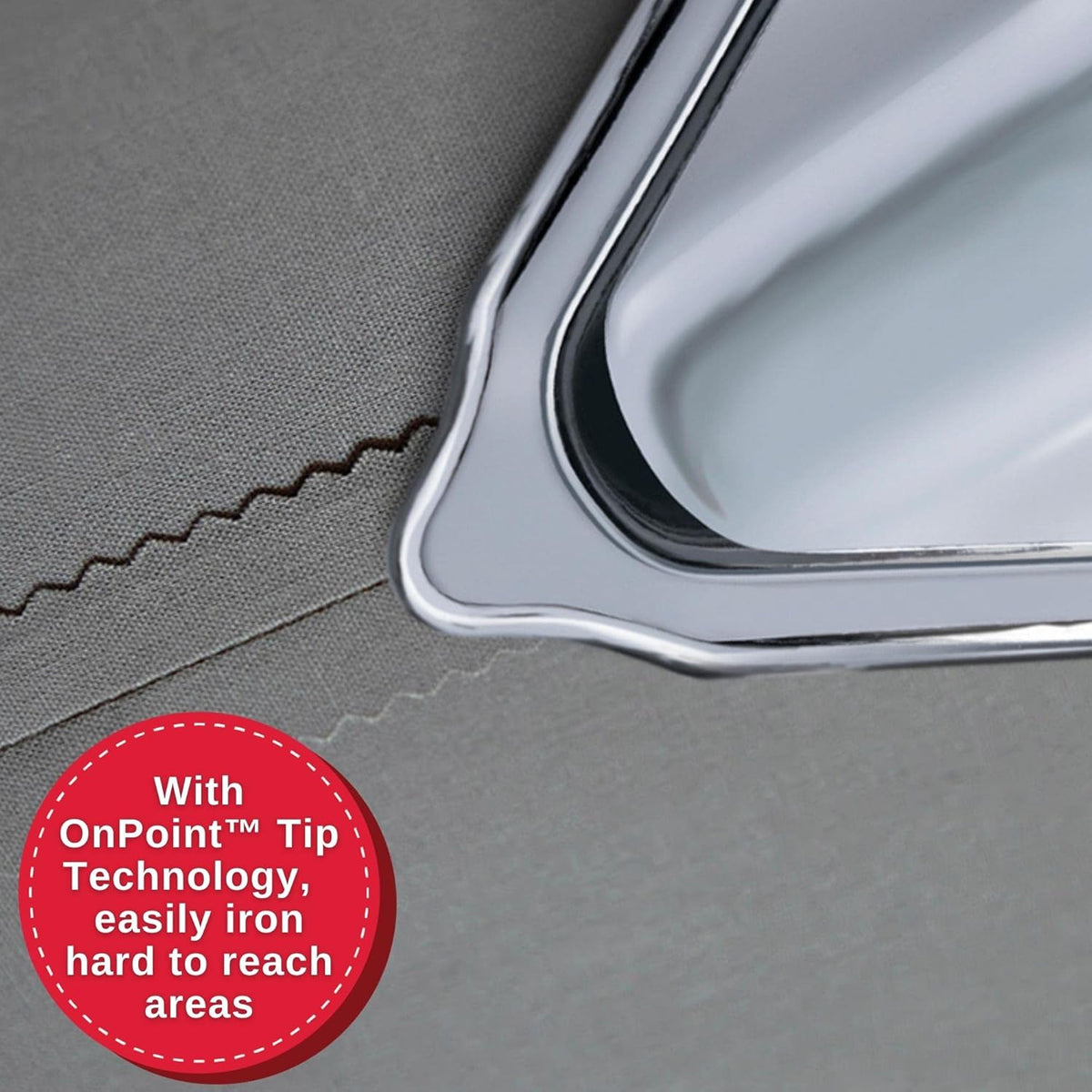 SINGER SteamCraft Plus 2.0 Steam Iron (1800W) | Steamer with Stainless Steel Plate, OnPoint