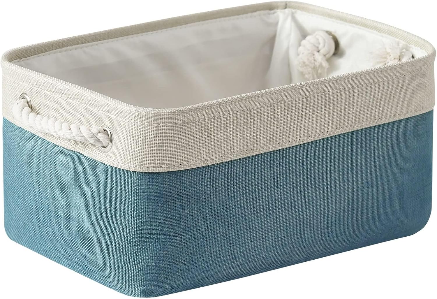 TheWarmHome Fabric Storage Bin with Handles,Storage Basket for Home Storage and Organization, Shelf