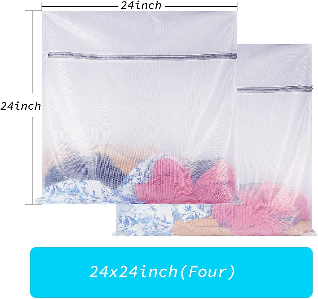 Laundry Mesh Bag-Heavy Duty Mesh Laundry Bags,Laundry Bags Mesh Wash Bag for Washing Machine-Supper