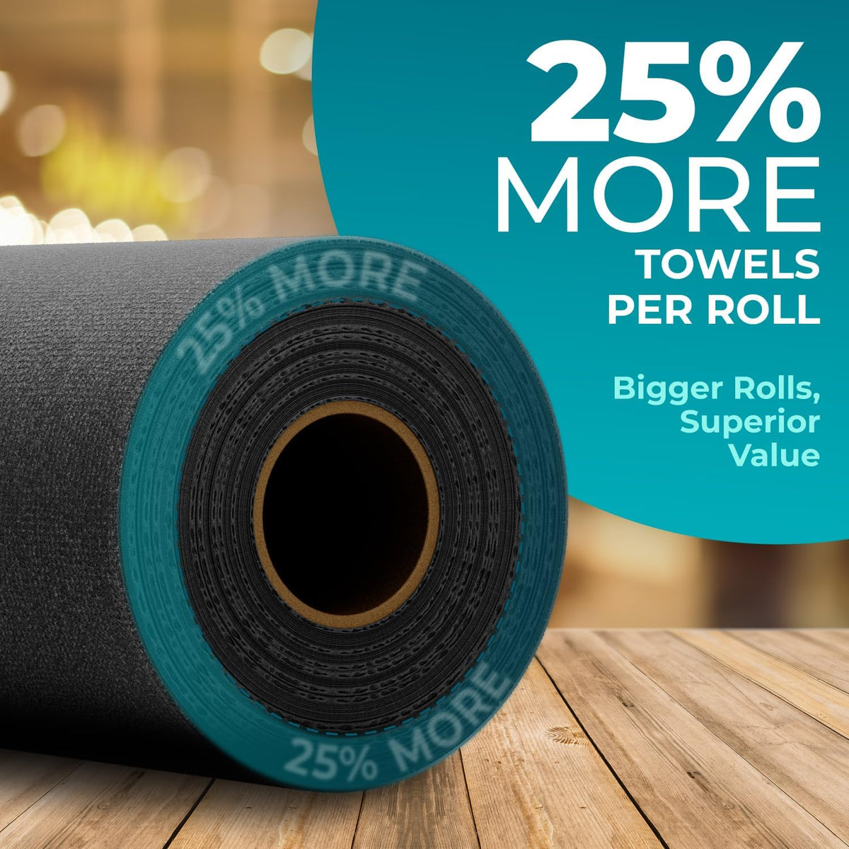 200 Pack Microfiber Cleaning Cloth Roll - Tear Away Reusable Paper Towels Washable, 11.8" Ultra
