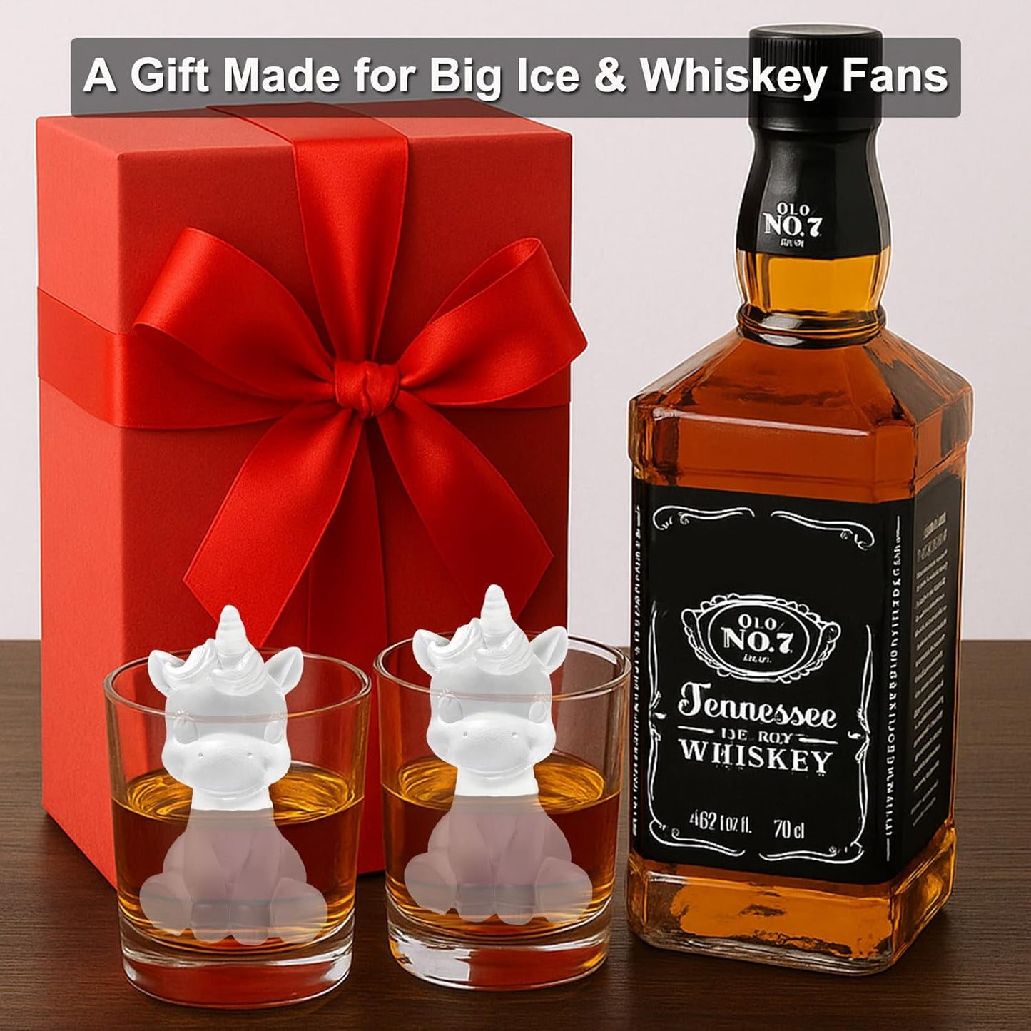 3D Unicorn Ice Cube Silicone Molds Tray for Whiskey, Cocktail, Drink Decor, Bar; Rich Details. Cute