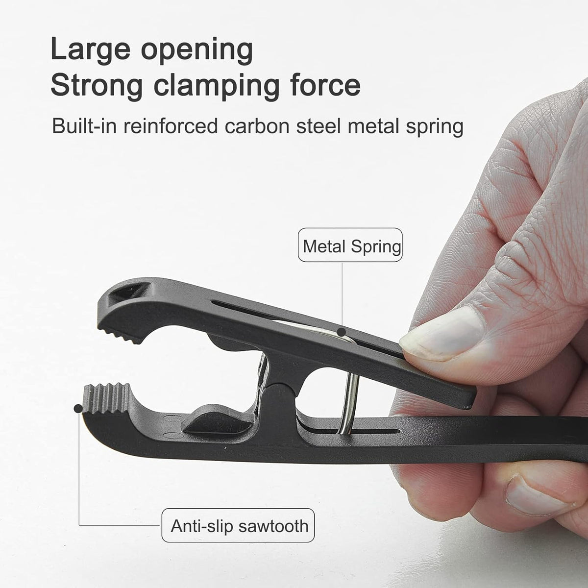 Large Clothes Pins Towel Clips, 8 Pcs Multipurpose Clothes Pins Hook, Strong Plastic Clothes