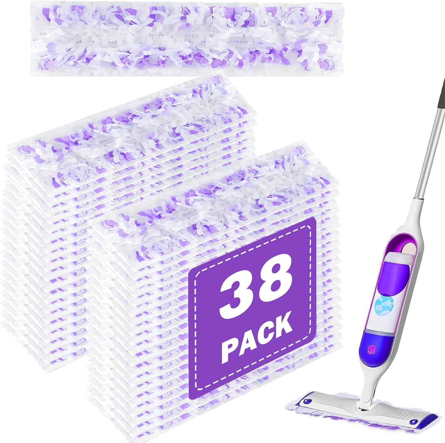 Power Mop Pads Refills for Swiffer PowerMop Multi-Surface Mopping Pad Disposable Replacement Mop