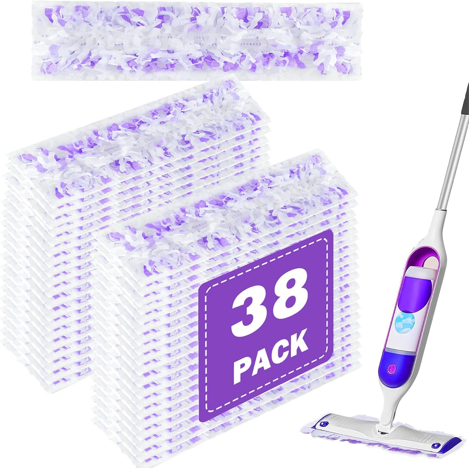Power Mop Pads Refills for Swiffer PowerMop Multi-Surface Mopping Pad Disposable Replacement Mop