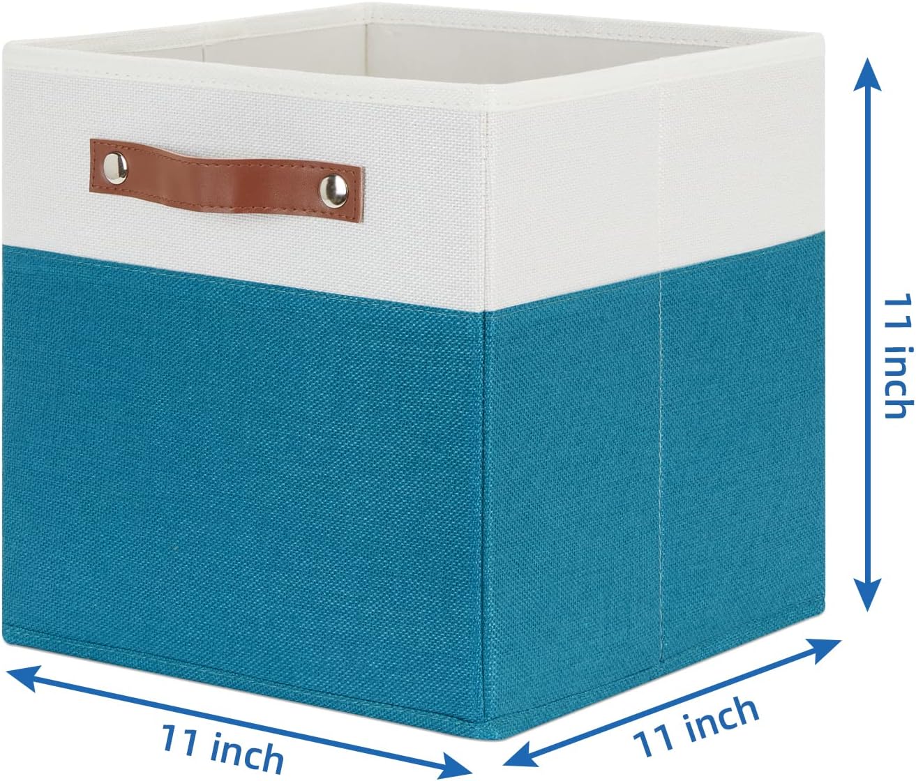 Temary Storage Cube Bins 11 Cube Storage Bins Storage Baskets for Closet, Shelves 4 Pack Fabric