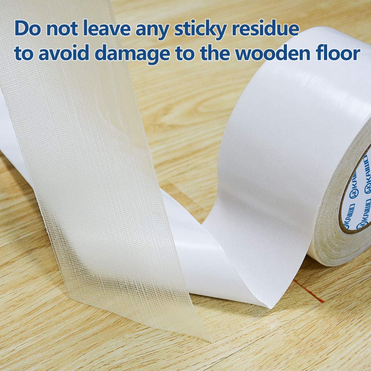 Heavy Duty Carpet Tape Double Sided 3 in x 20YD Rug Tape for Area Rugs on Carpet Perfect Rug