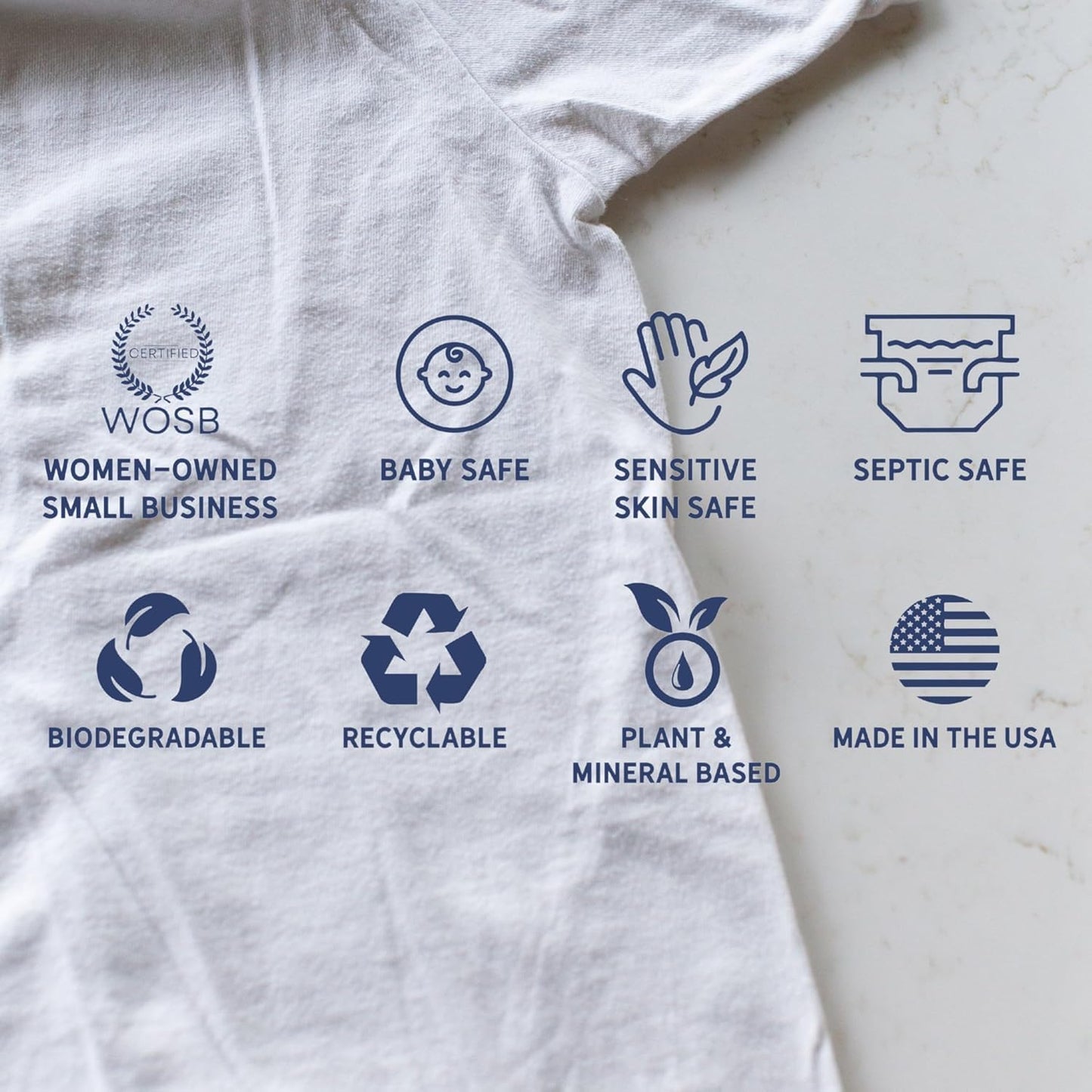 Laundry Detergent Powder | Safe for Sensitive Groups | Powerful Clean | Plant & Mineral-Based |