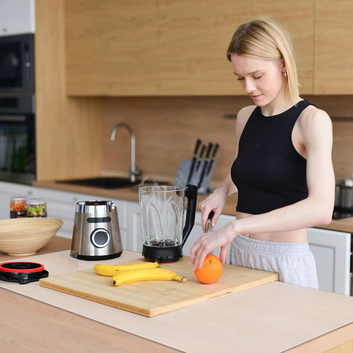 Food Grade Silicone Table Protector Mat 47x24 Inch, Heat Resistant Desk Pad for