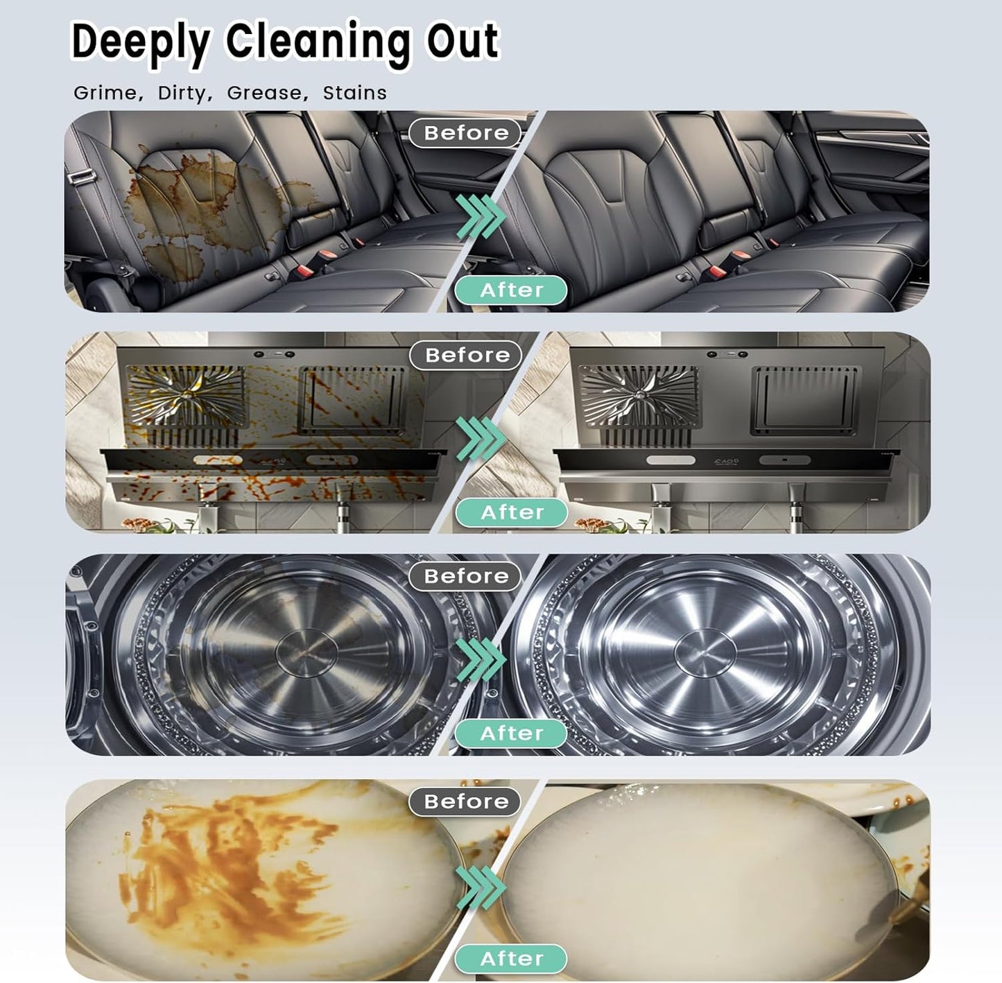 2500W Handheld Steam Cleaner,Portable Car Steamer For Auto Detailing,High-Temperature and Pressure