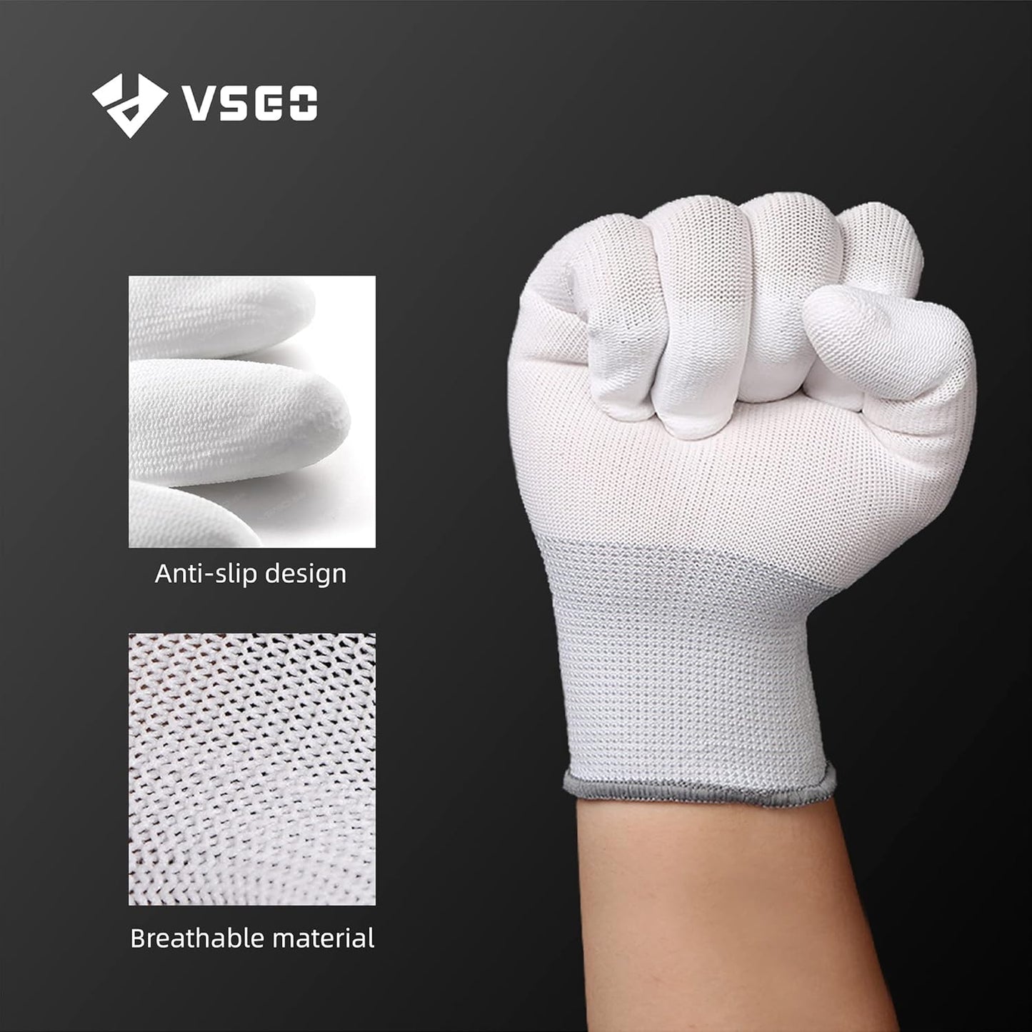 VSGO Professional Camera Cleaning Gloves Anti-Static for Camera and Sensor Cleaning, Compatible