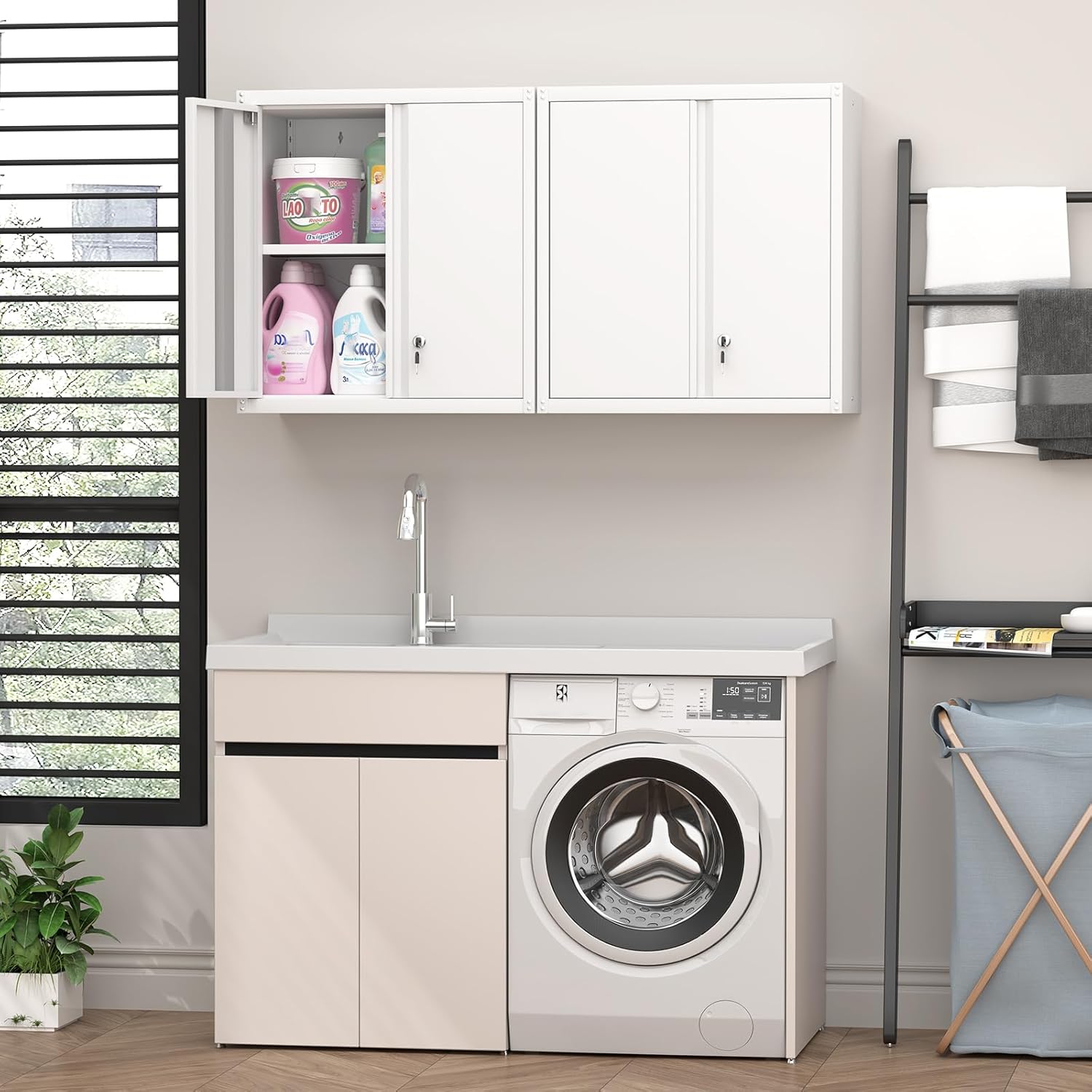 Metal Wall Cabinet,Garage Wall Mounted Cabinets,Steel Locking Cabinet,Metal Wall Cabinets for