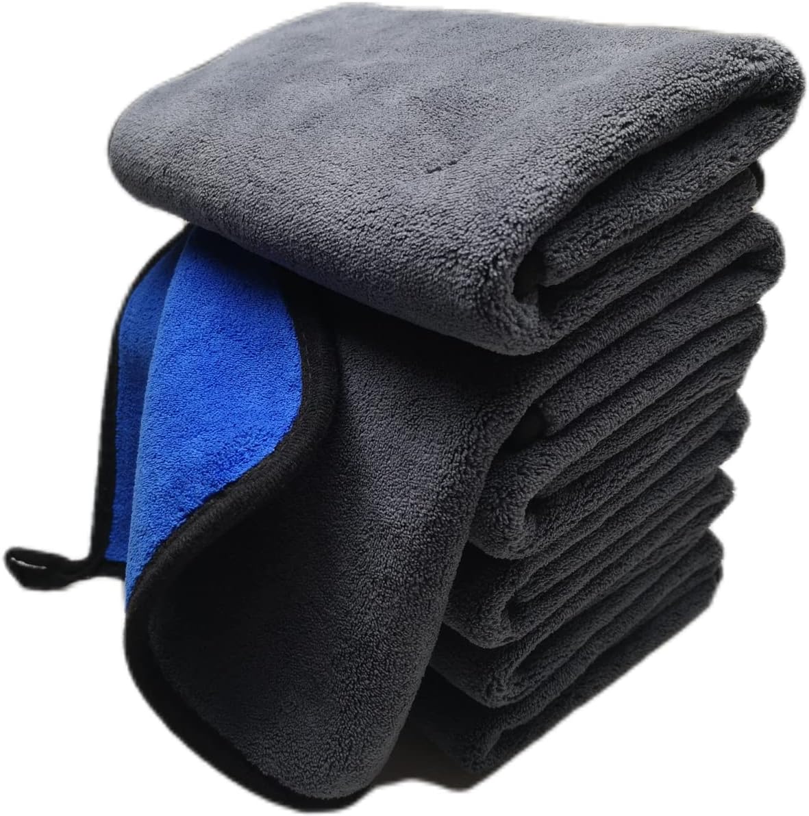 SOFTBATFY Ultrasoft, Large, Thick and Quick Drying Car Microfiber Cleaning Towel 800GSM Polishing