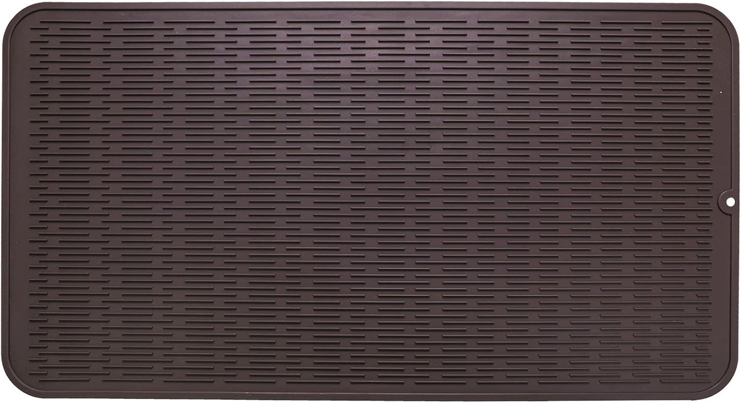 Silicone Dish Drying Mat for Multiple Usage,Easy clean,Eco-friendly,Heat-resistant Silicone Mat for