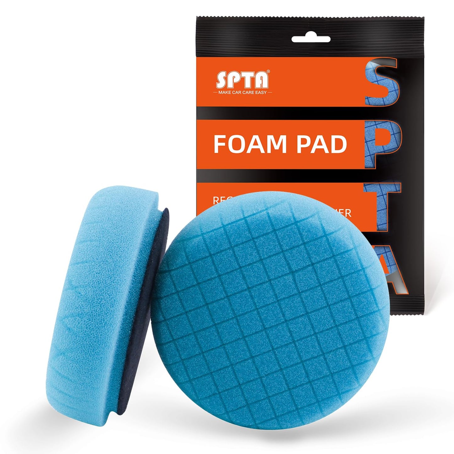 Green Heavy Cut Pad, Buffing Polishing Pads, SPTA 1Pc 3.5 Inch Face for 3 Inch 80mm Backing Plate