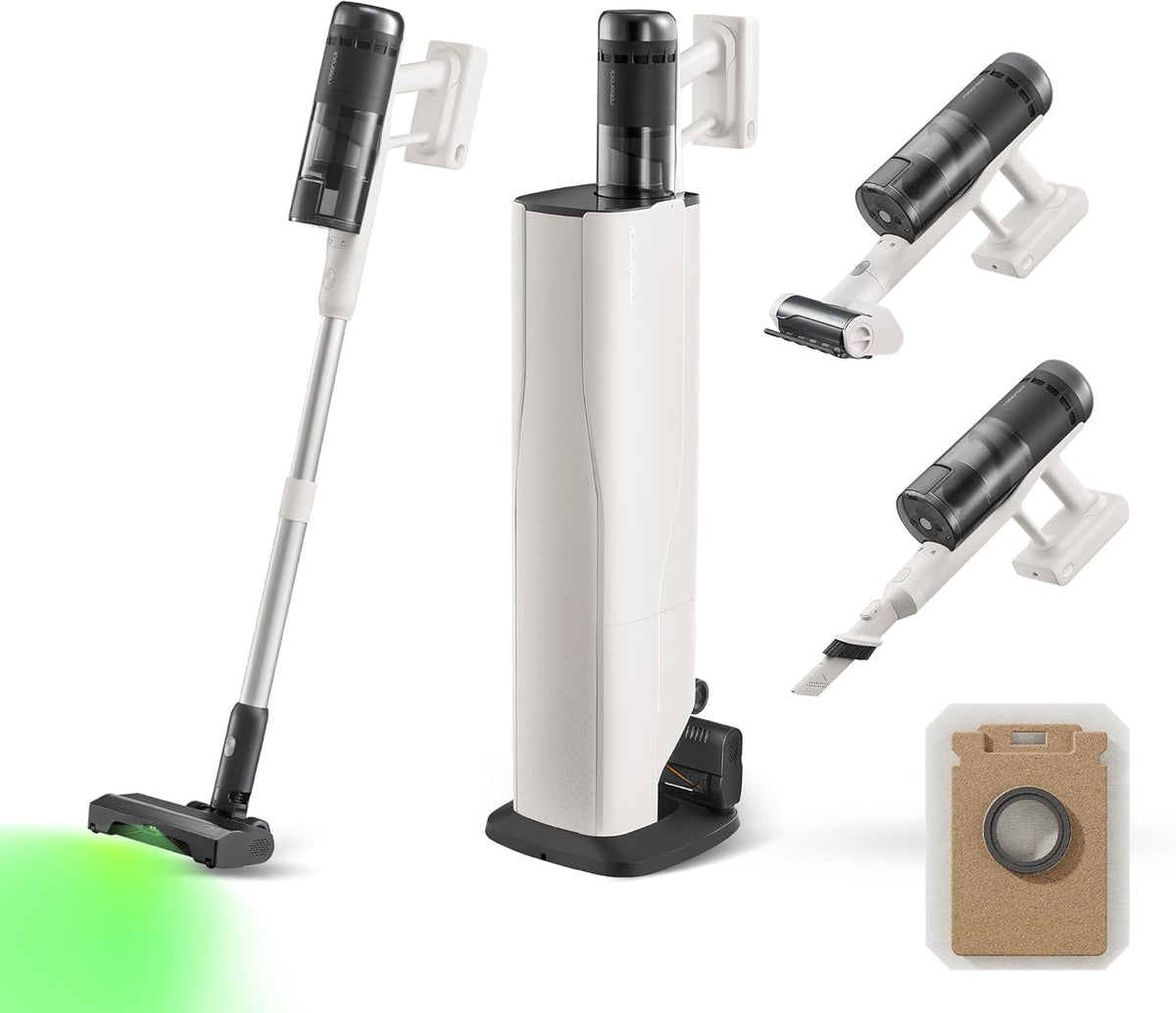 roborock H60 Hub Pro Cordless Stick Vacuum Cleaner with Auto-Empty Dock, 170AW Suction for Carpets
