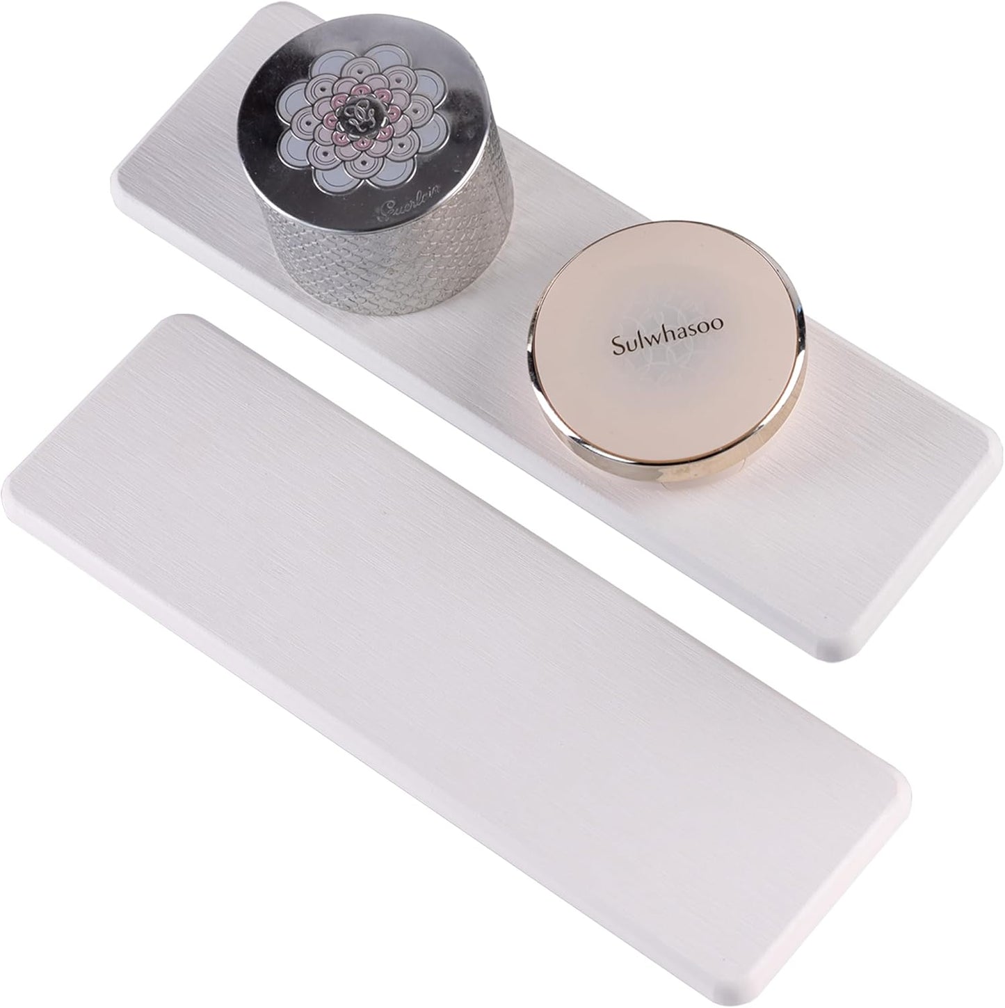 2 Pcs Water Absorbing Stone Trays, Kitchen/Bathroom Sink Soap Dish, Diatomite Tray Used for Hand