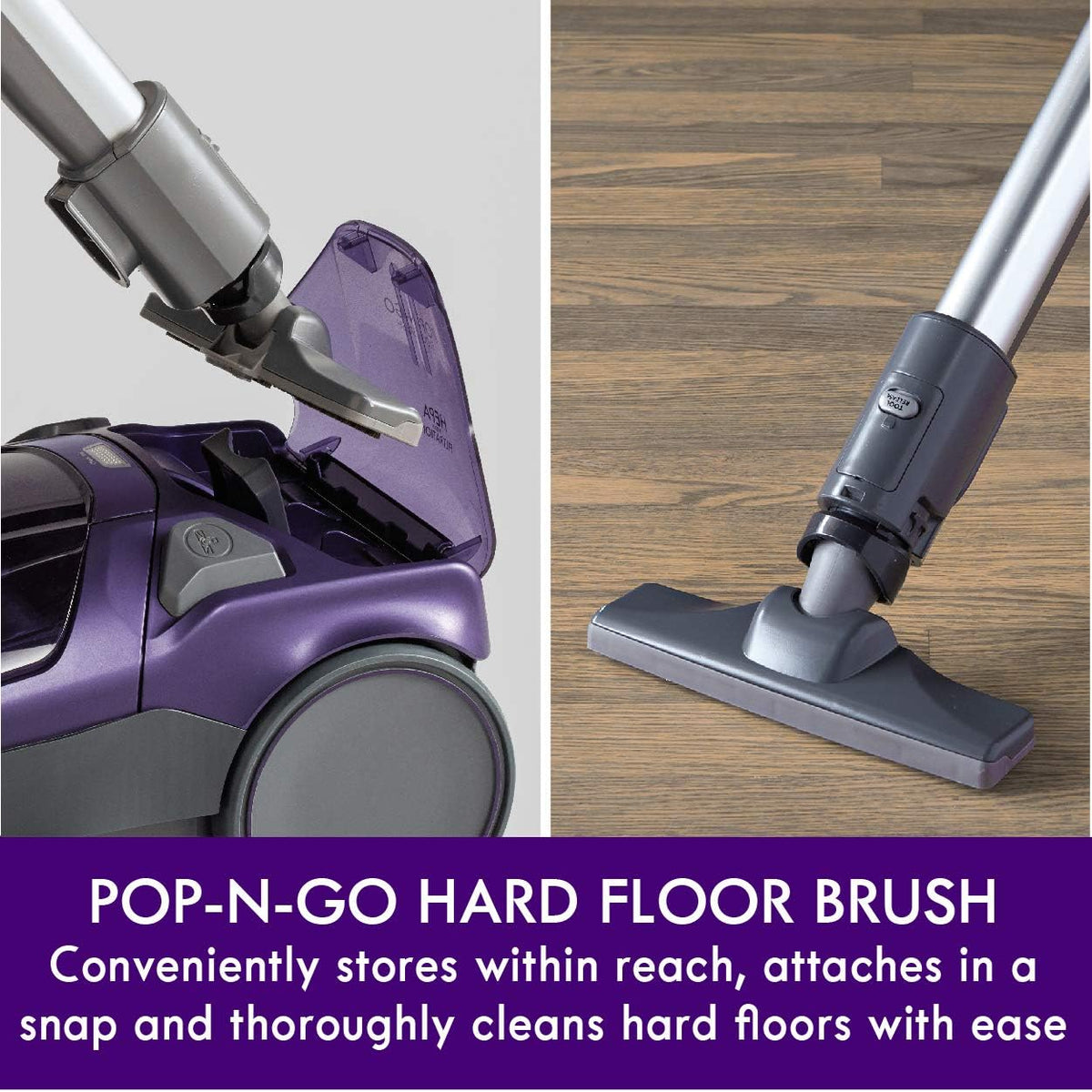 Kenmore 600 Series Pet Friendly Lightweight Bagged Canister Vacuum with Pet PowerMate, Pop-N-Go