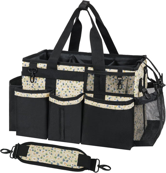 Wearable Cleaning Caddy, Cleaning Caddy Supplies Organizer with Handle & Shoulder Straps for