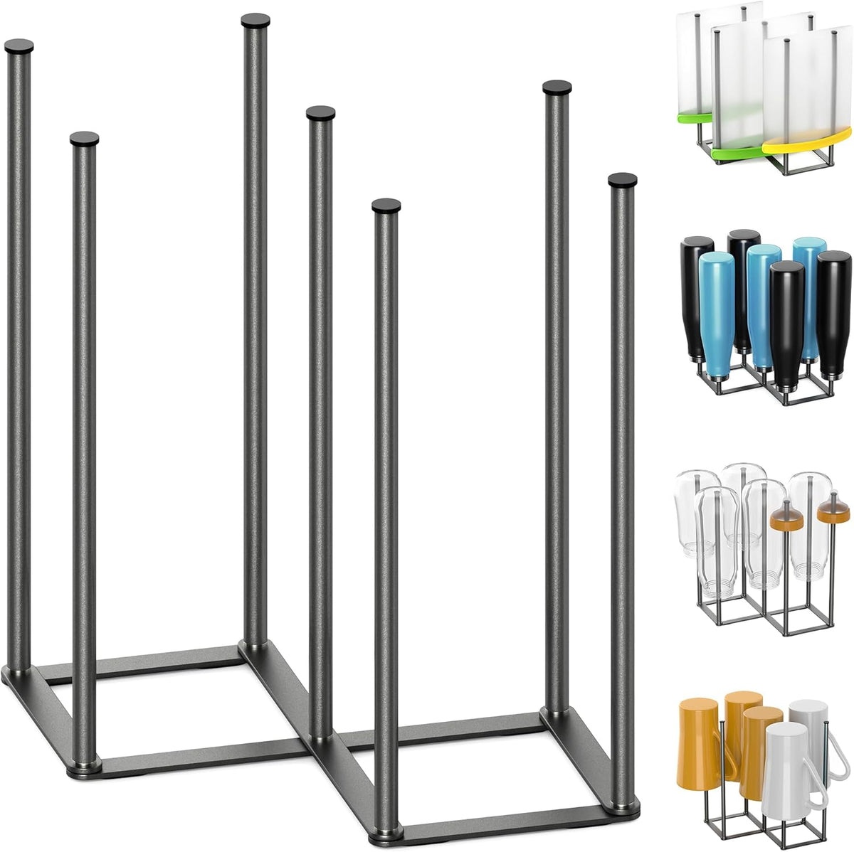 Foldable Bottle Drying Rack, Baby Bottle Drying Rack, Collapsible Cup Draining Holder, Retractable