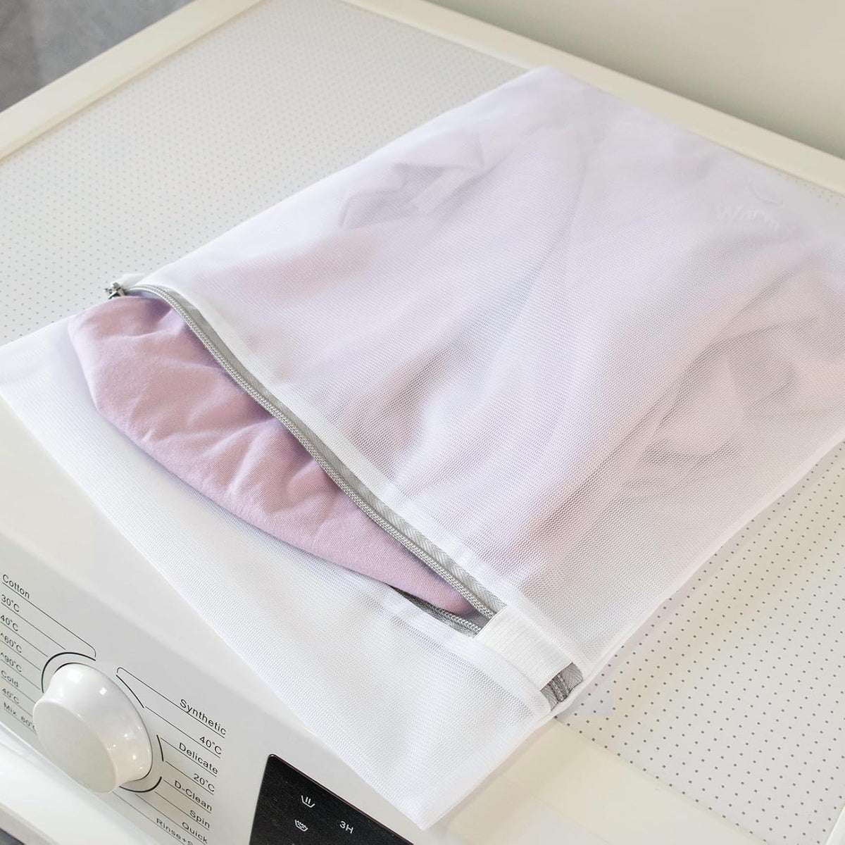 Polecasa 3Pcs Extra Durable Fine Mesh Laundry Bags with Sturdy Zipper for Delicates, Protect