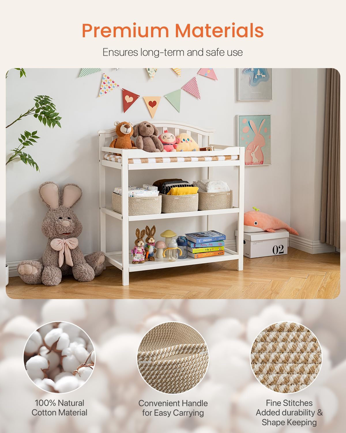Small Woven Basket, 13.5 x 9.5 x 5 Inches, Storage Basket for Organizing, Cute Small Rope Shelf