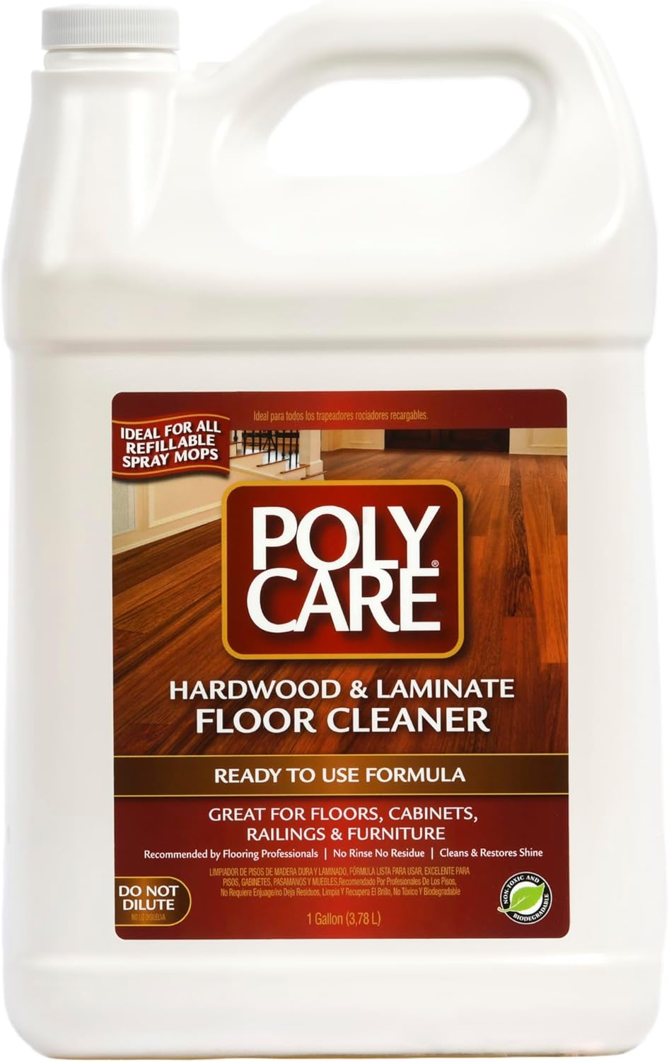 Hardwood Floor Cleaner Refill - 128 fl oz - Fresh- Refill for Spray Mops and Spray Bottles