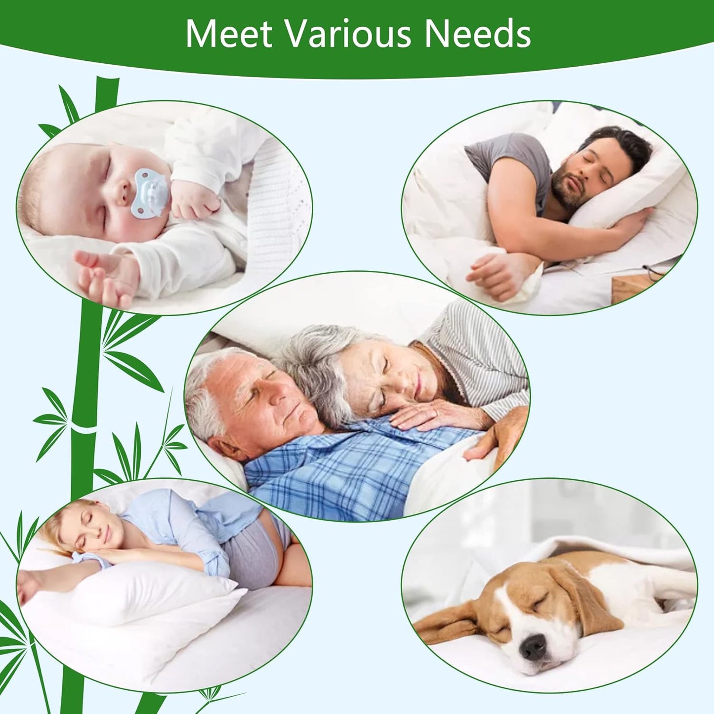 GOONIK 2 Pack Twin Size Mattress Protector, Breathable Bamboo Viscose Waterproof Twin Mattress Pad