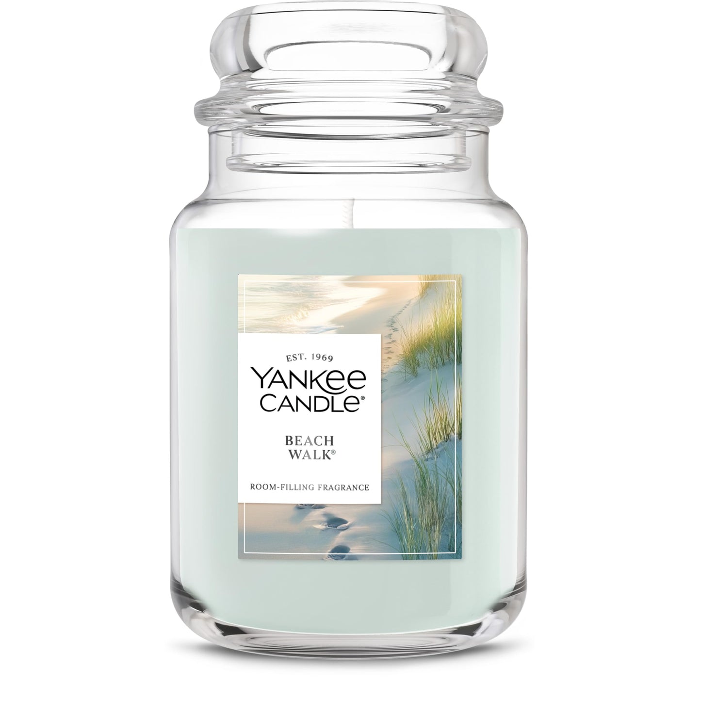 Yankee Candle Beach Walk Scented Candle, 22oz Large Jar with up to 150 Hour Burn Time, Giftable