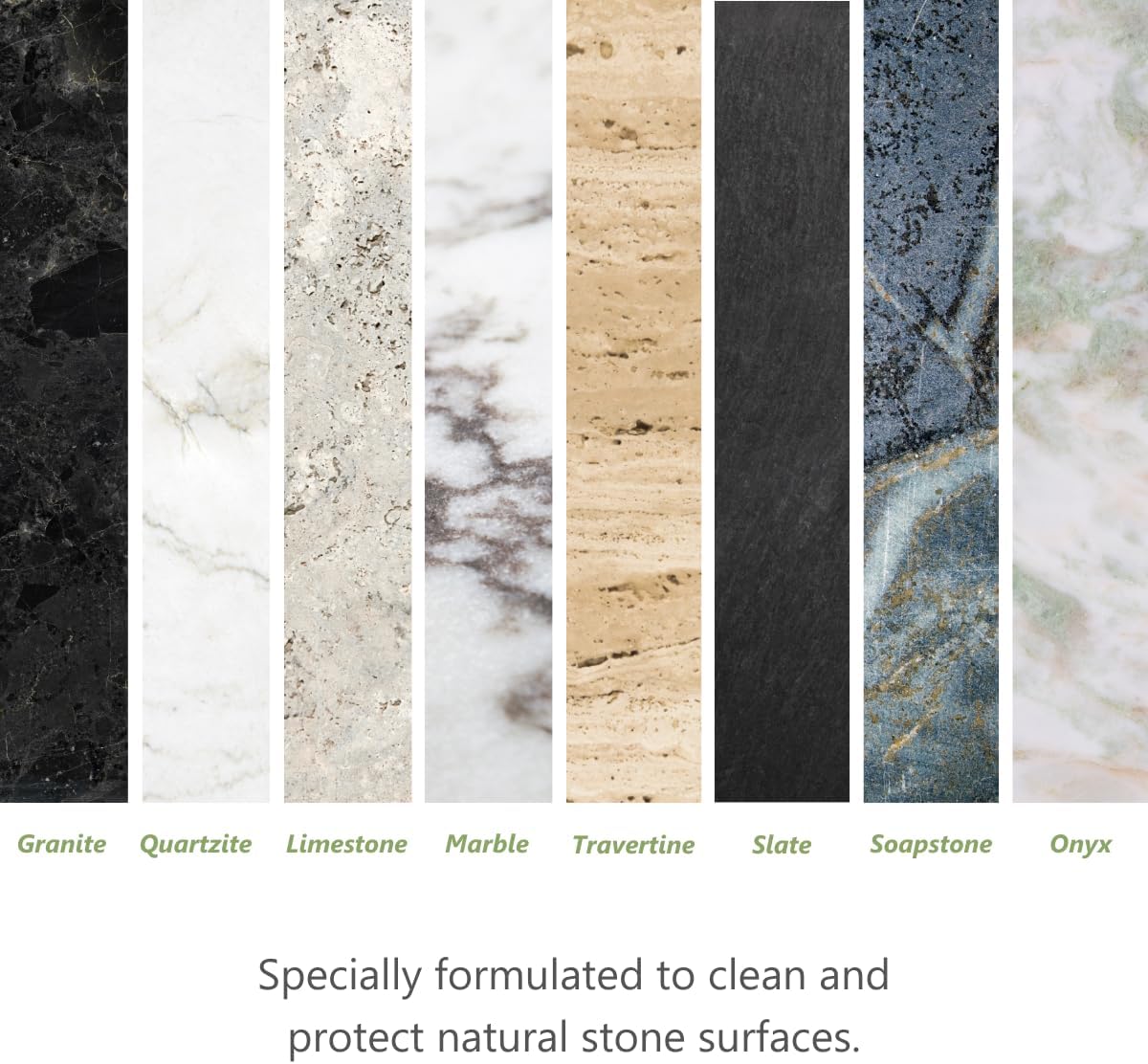 MORE Stone & Quartz Cleaner + Protector - Granite, Quartz & Marble Cleaner - For Kitchen & Bathroom